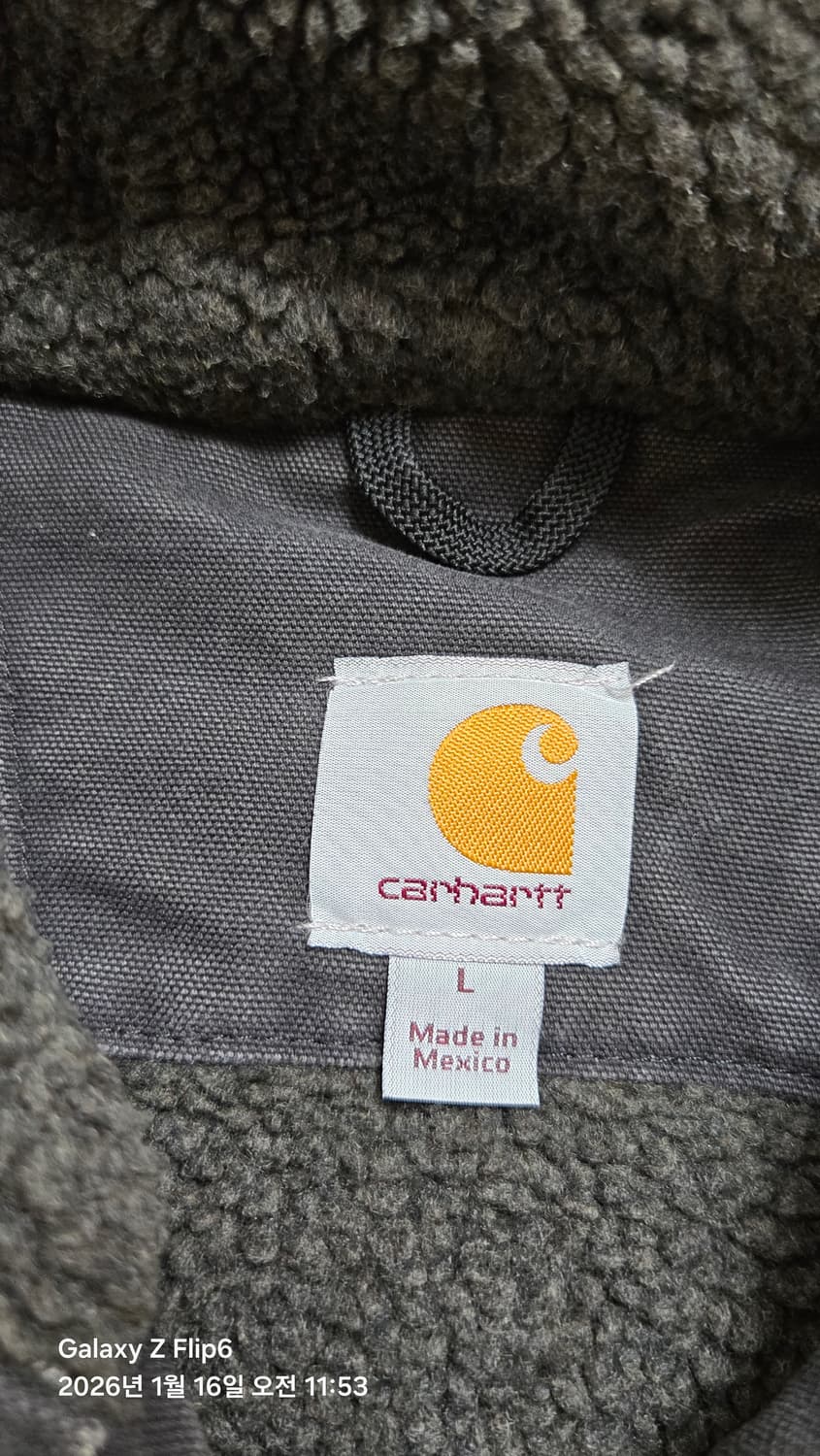 칼하트 j141 샌드스톤 블랙 L 상품이미지2