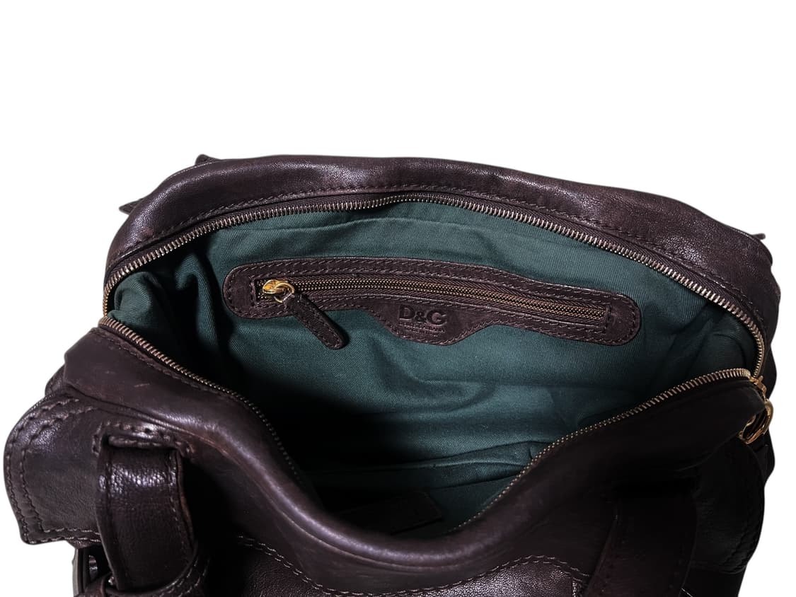 돌체앤가바나 D&G 가죽 토트백 브라운 상품이미지7