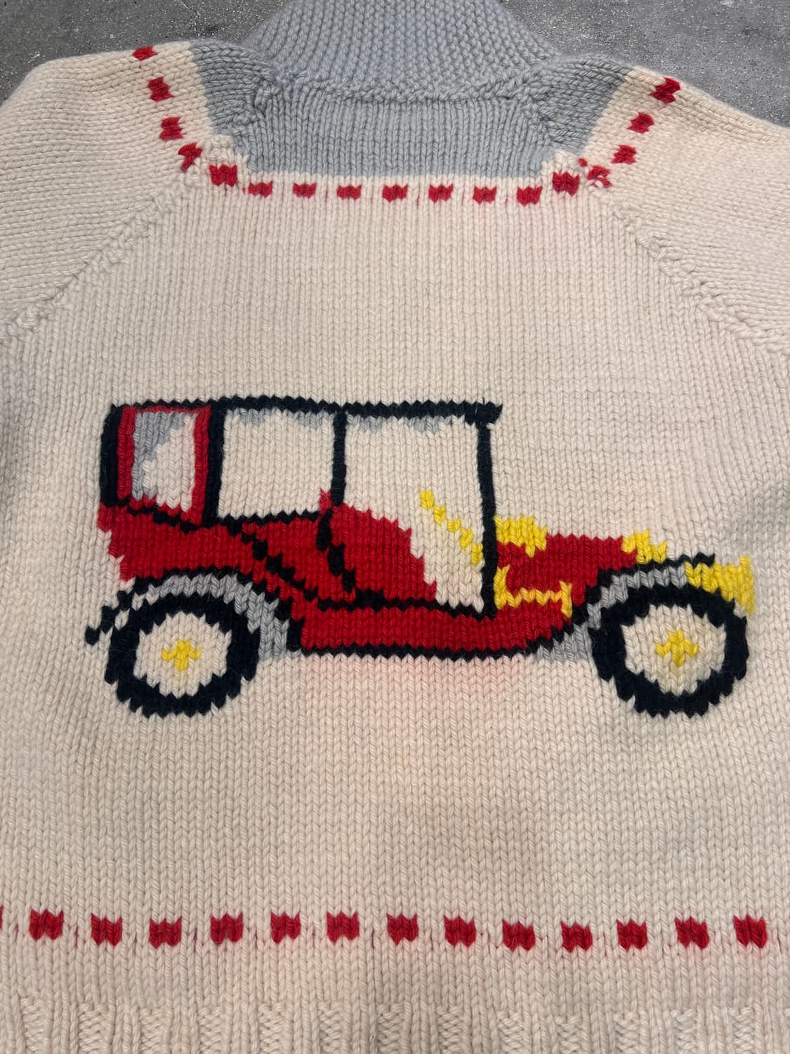 60‘s 코위찬 집업 스웨터  상품이미지5