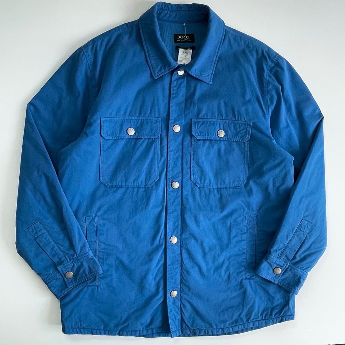 A.P.C  아페쎄 코튼 실버스냅 버튼 알렉스 오버셔츠 자켓 상품이미지1
