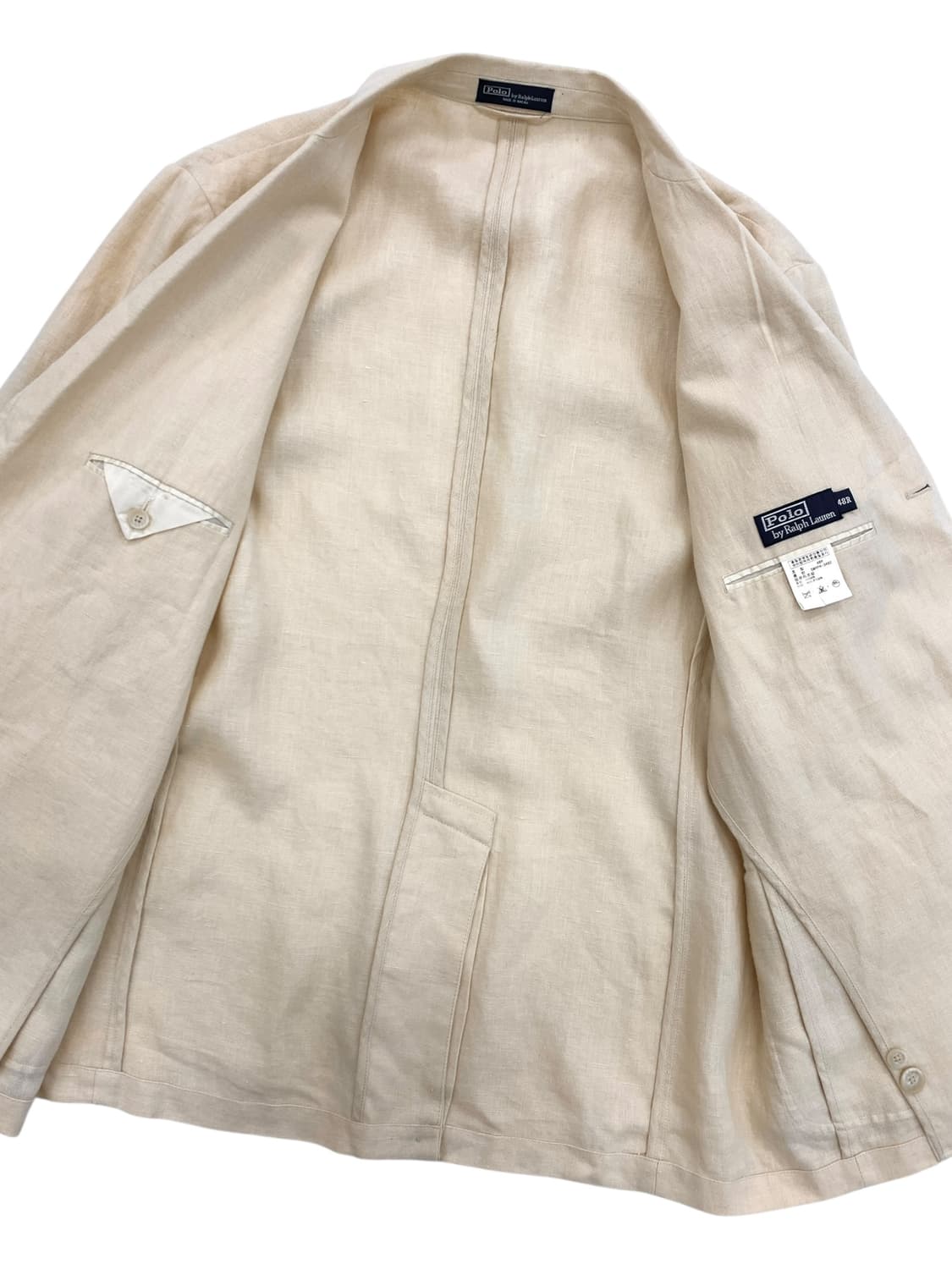 90-00's 폴로 랄프로렌 린넨 자켓 상품이미지8