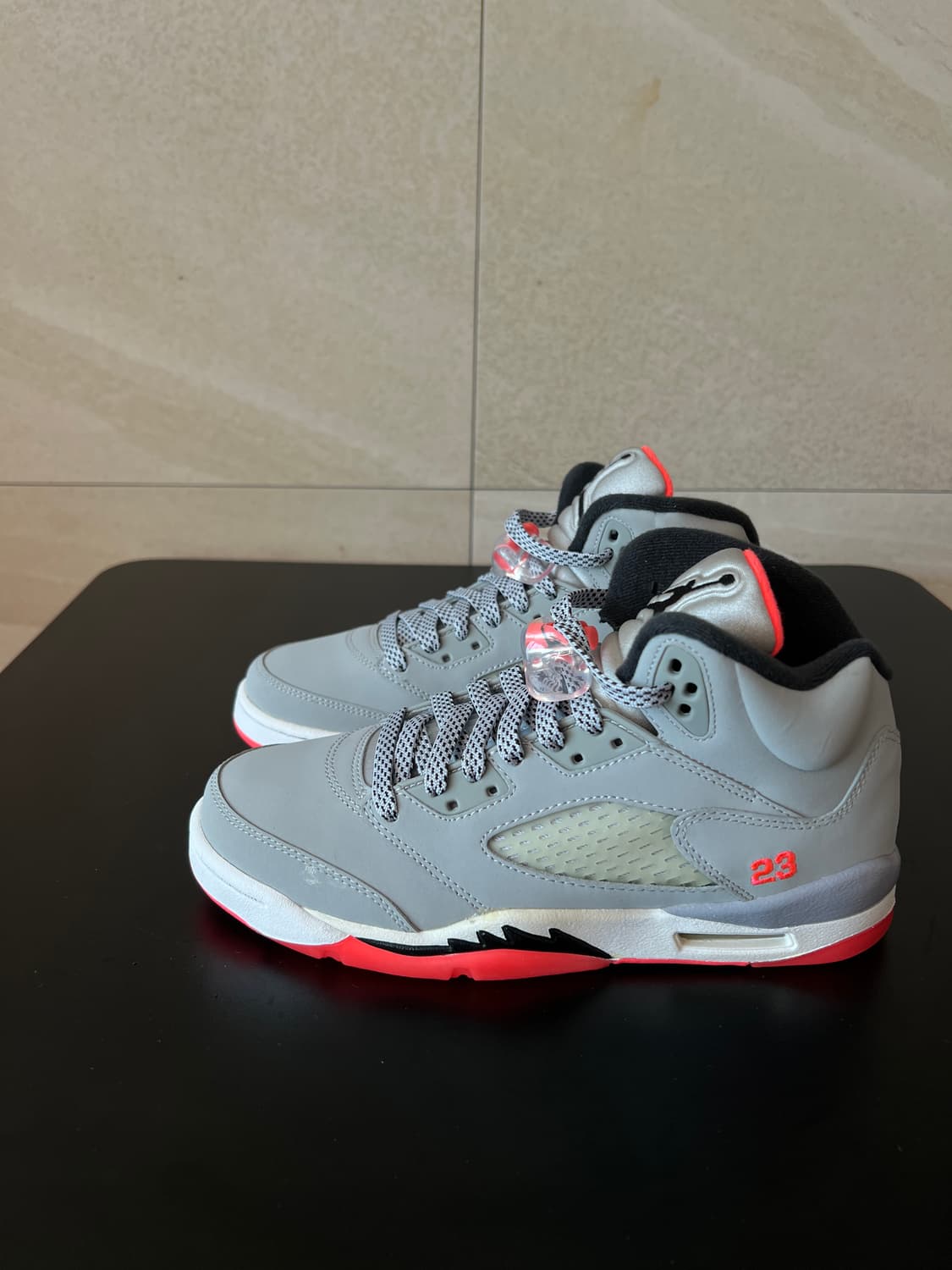 [240] (GS) 조던 5 레트로 핫 라바새제품 박스포함 440892- 상품이미지2