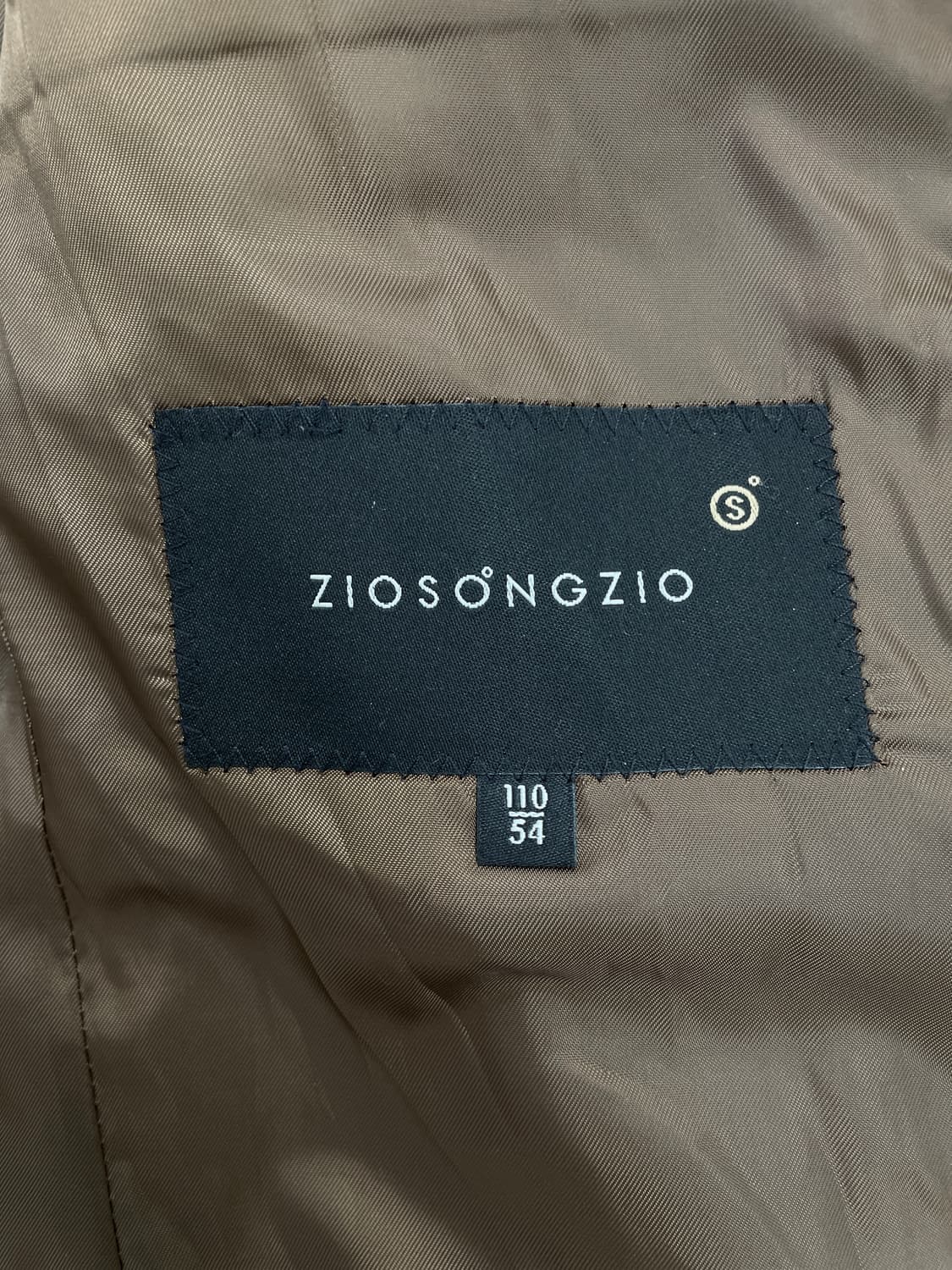 지오송지오 카멜 울 더블 하이넥 코트 상품이미지7