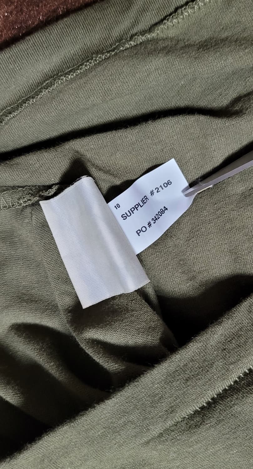 (새상품)데님앤서플라이 남성용 올리브그린 반팔티셔츠(XL) 상품이미지7