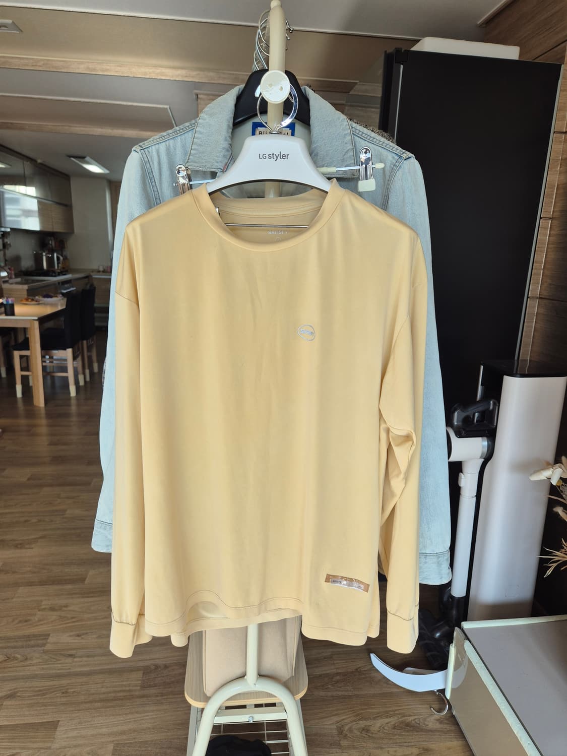 새티스파이 아우라라이트 옐로우 긴팔 셔츠 2 상품이미지1