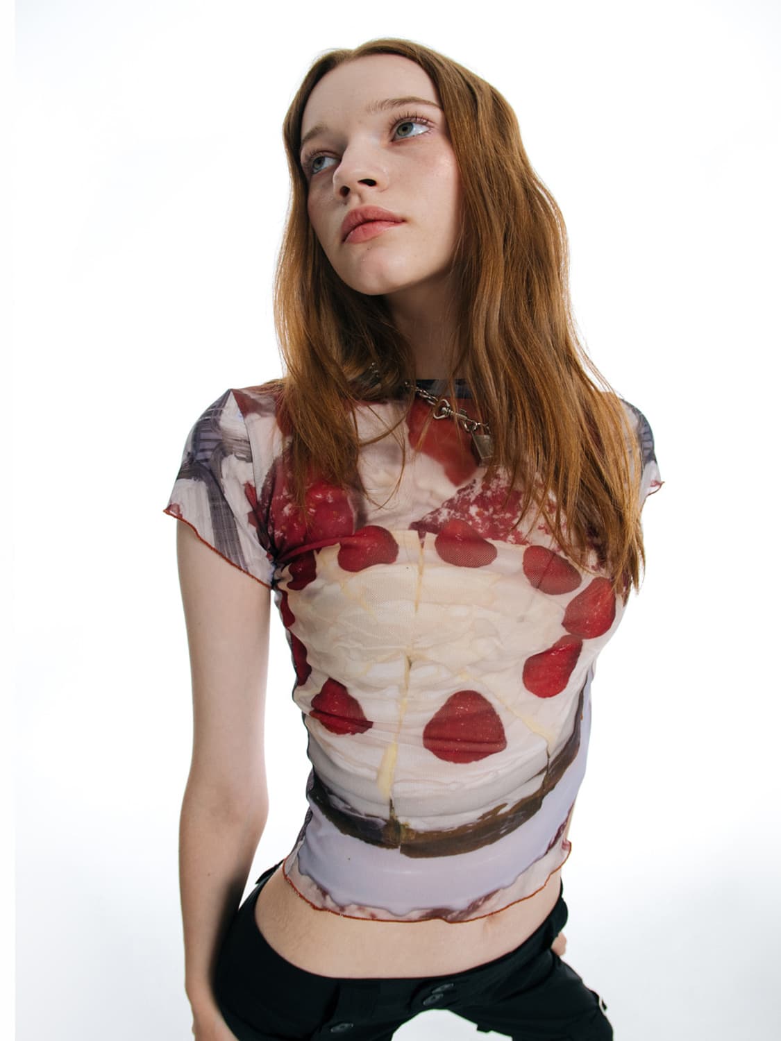 클럿스튜디오 04 strawberry mesh top 상품이미지1