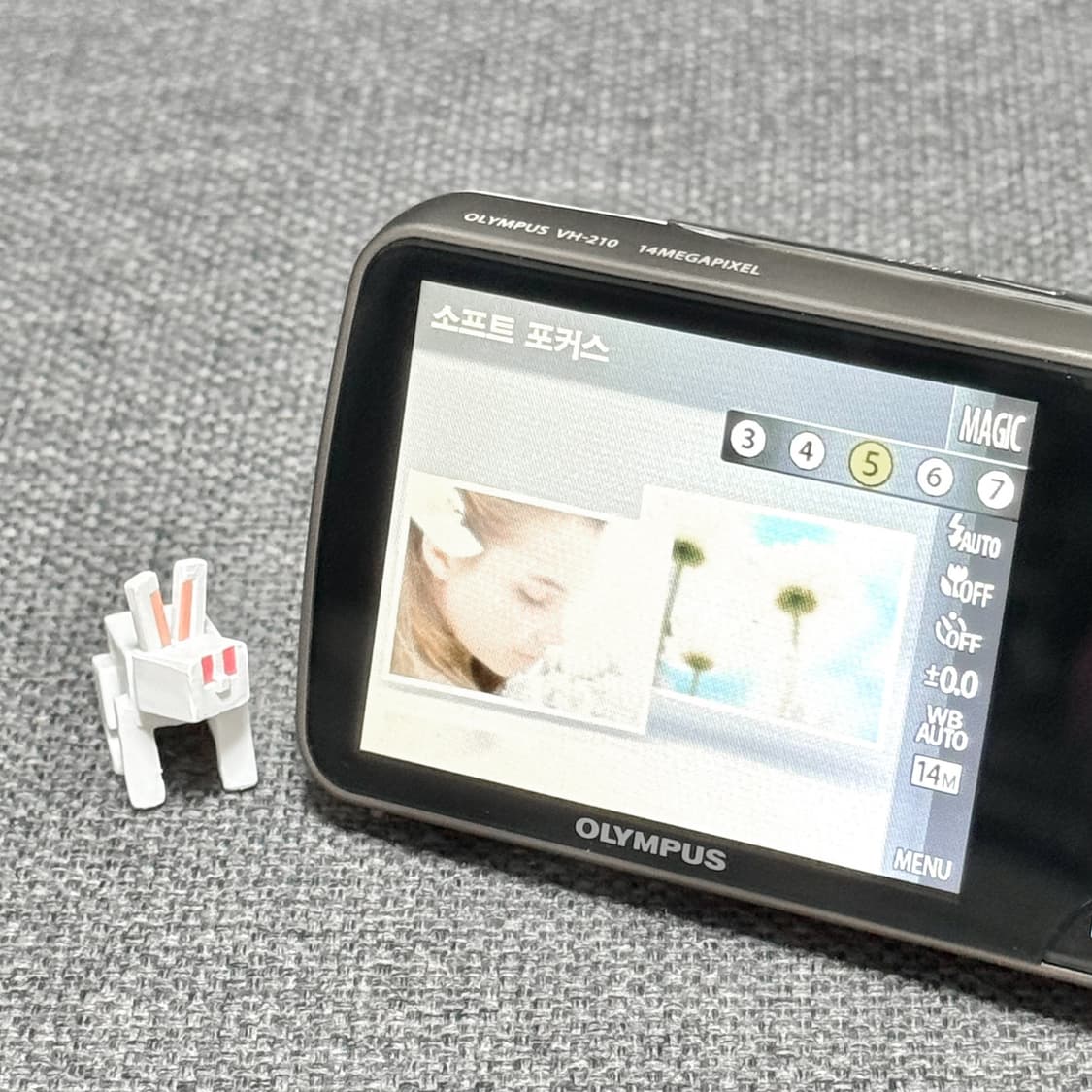 올림푸스 VH-210 화이트 빈티지디카 상품이미지7