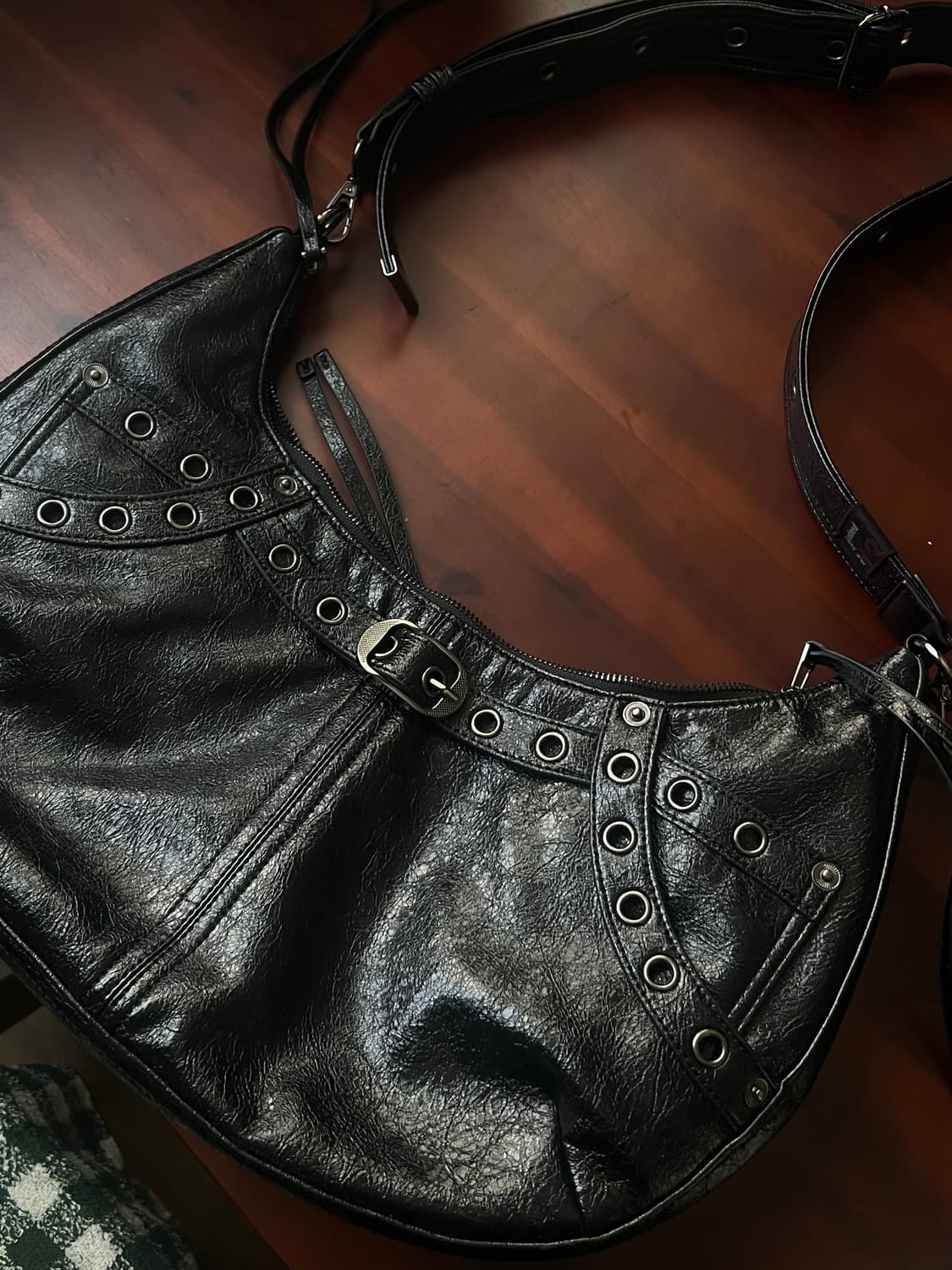 Maison mined leather saddle bag 상품이미지4