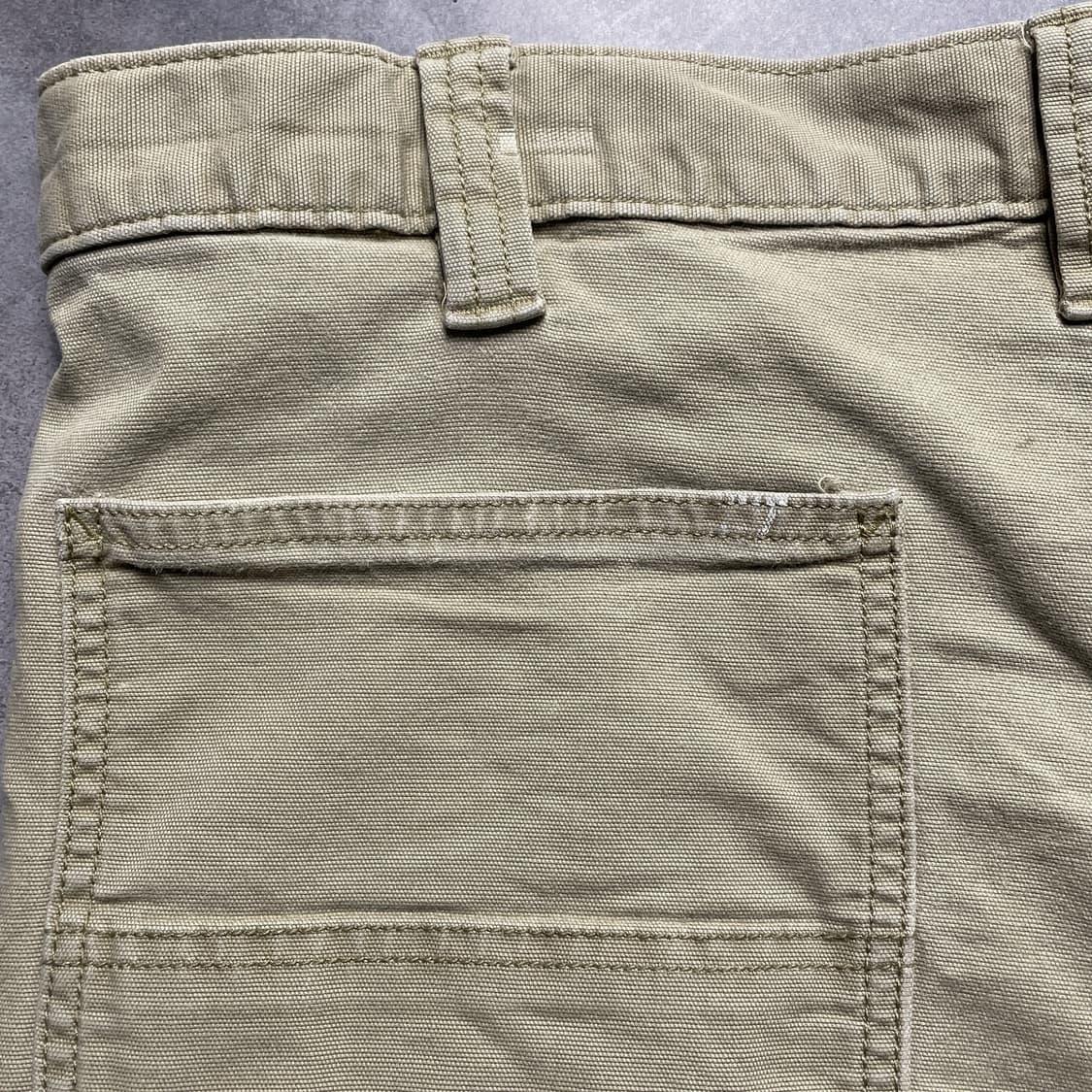 CARHARTT 칼하트 빈티지 베이지 싱글니 워크팬츠 A00350 상품이미지8