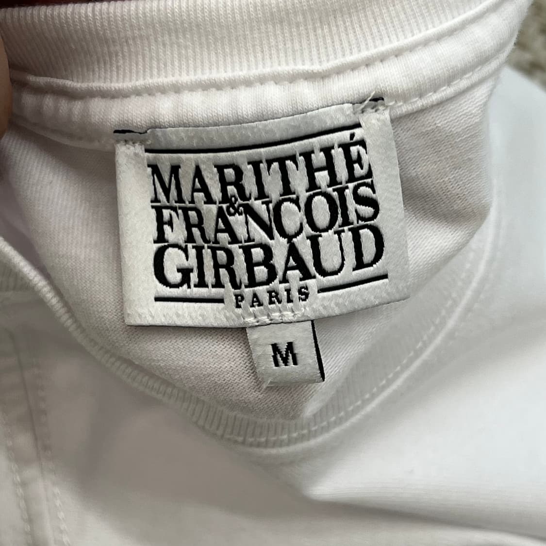 마리떼 프랑소와저버 로고 크롭 반팔티 r3438 상품이미지5