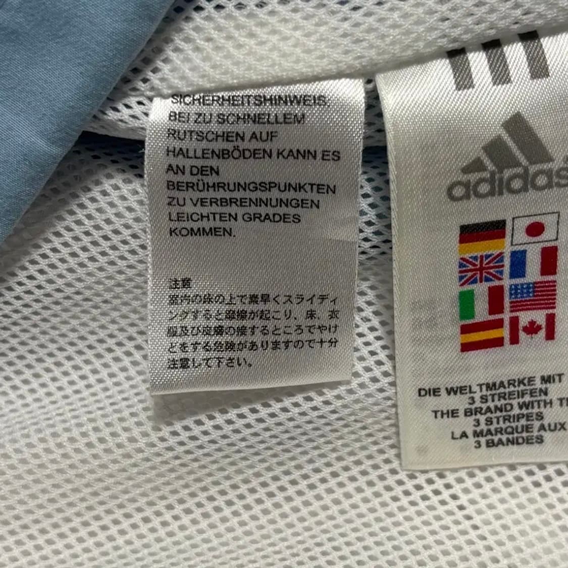 아디다스 아르헨티나 06-07시즌 블랙 삼선 바람막이 상품이미지5