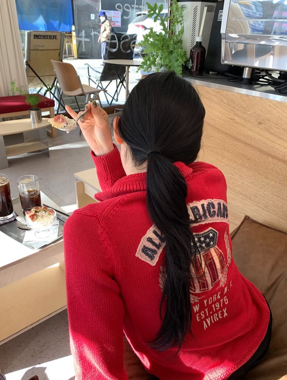 아비렉스 우먼 풀 니트 집업 상품이미지2