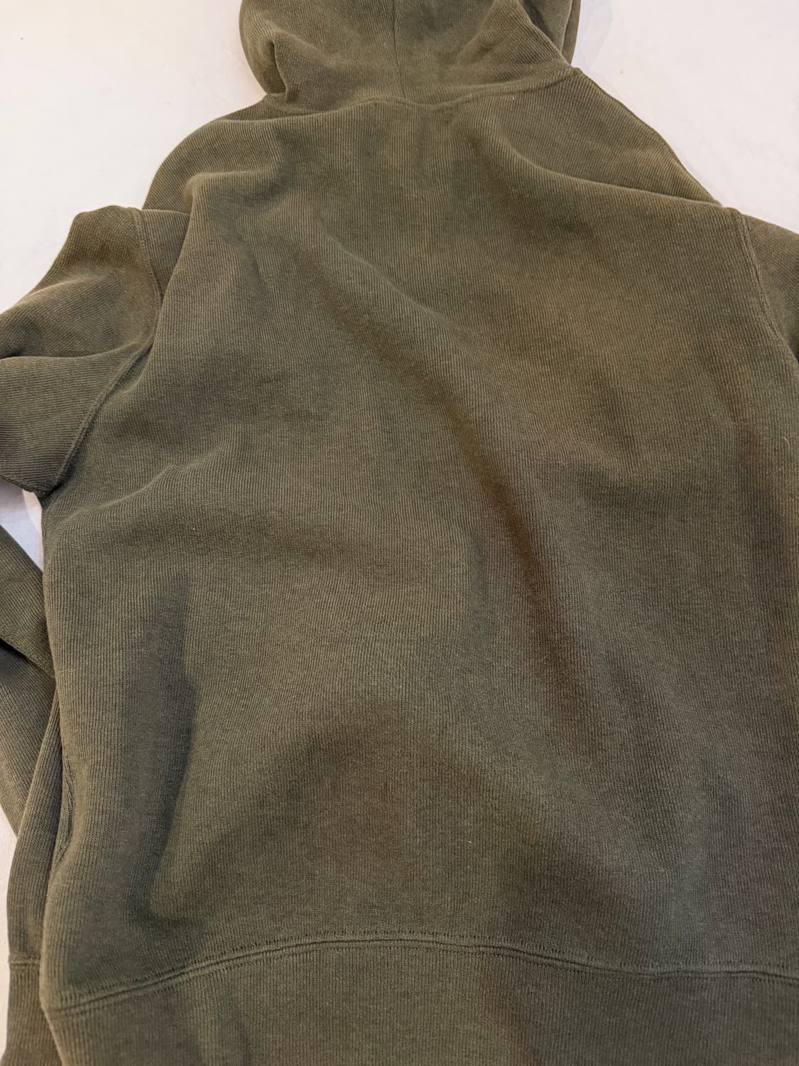 폴로 랄프로렌 투웨이 와플 니트 후드집업 올리브 상품이미지4