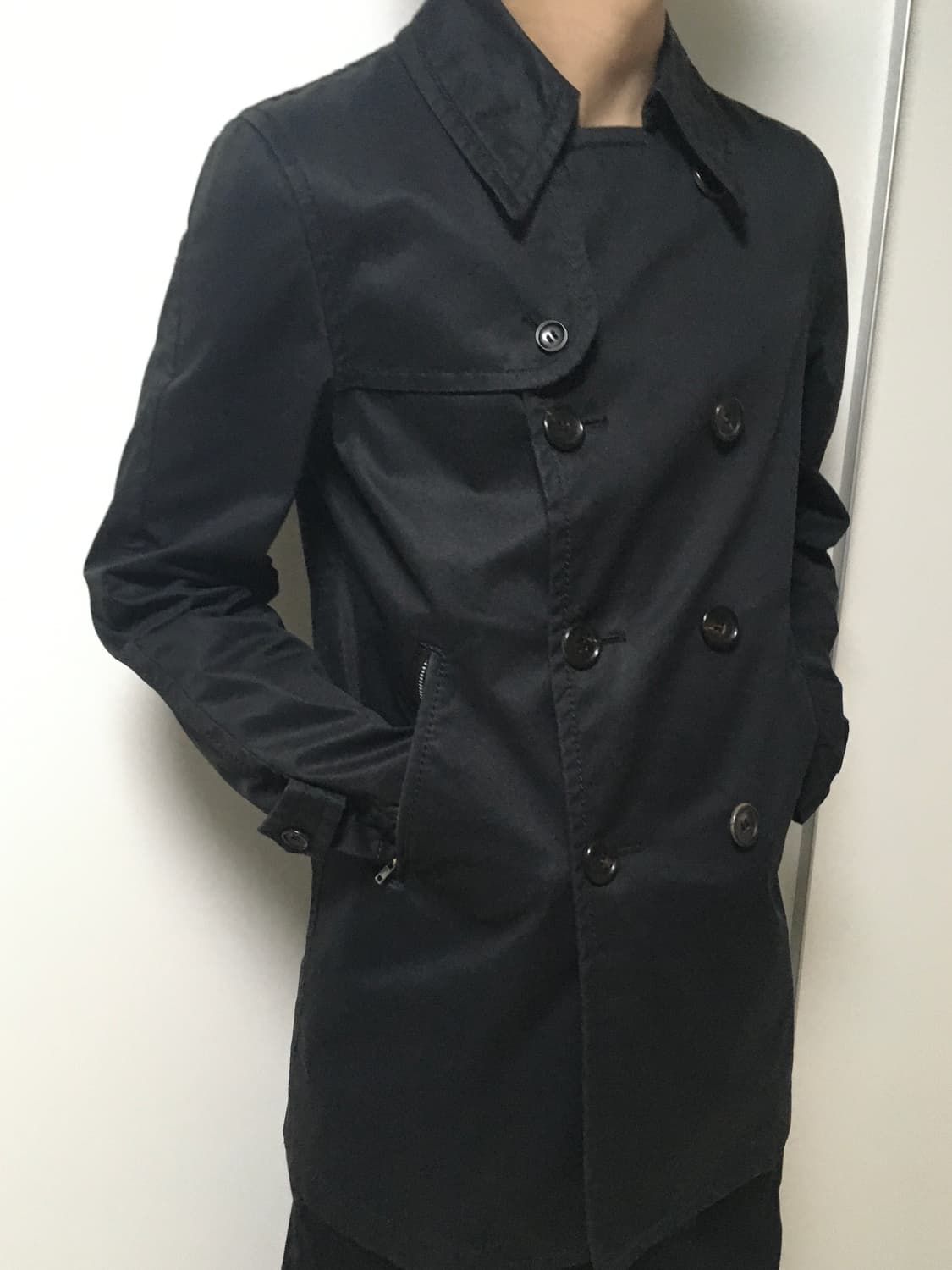 꼼데가르송 옴므 고어 윈드스토퍼 피코트 상품이미지4