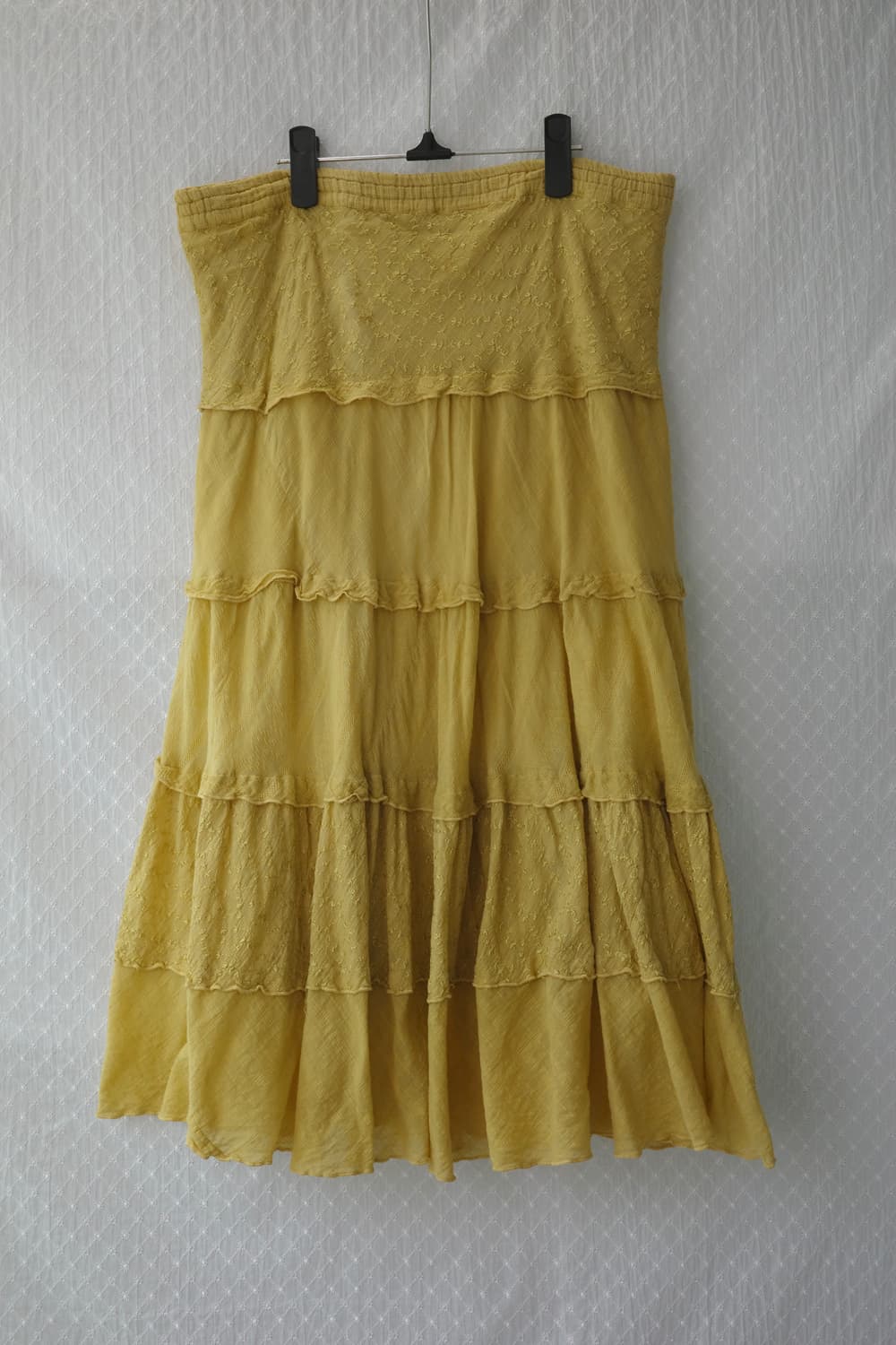 mustard vintage skirt 상품이미지2