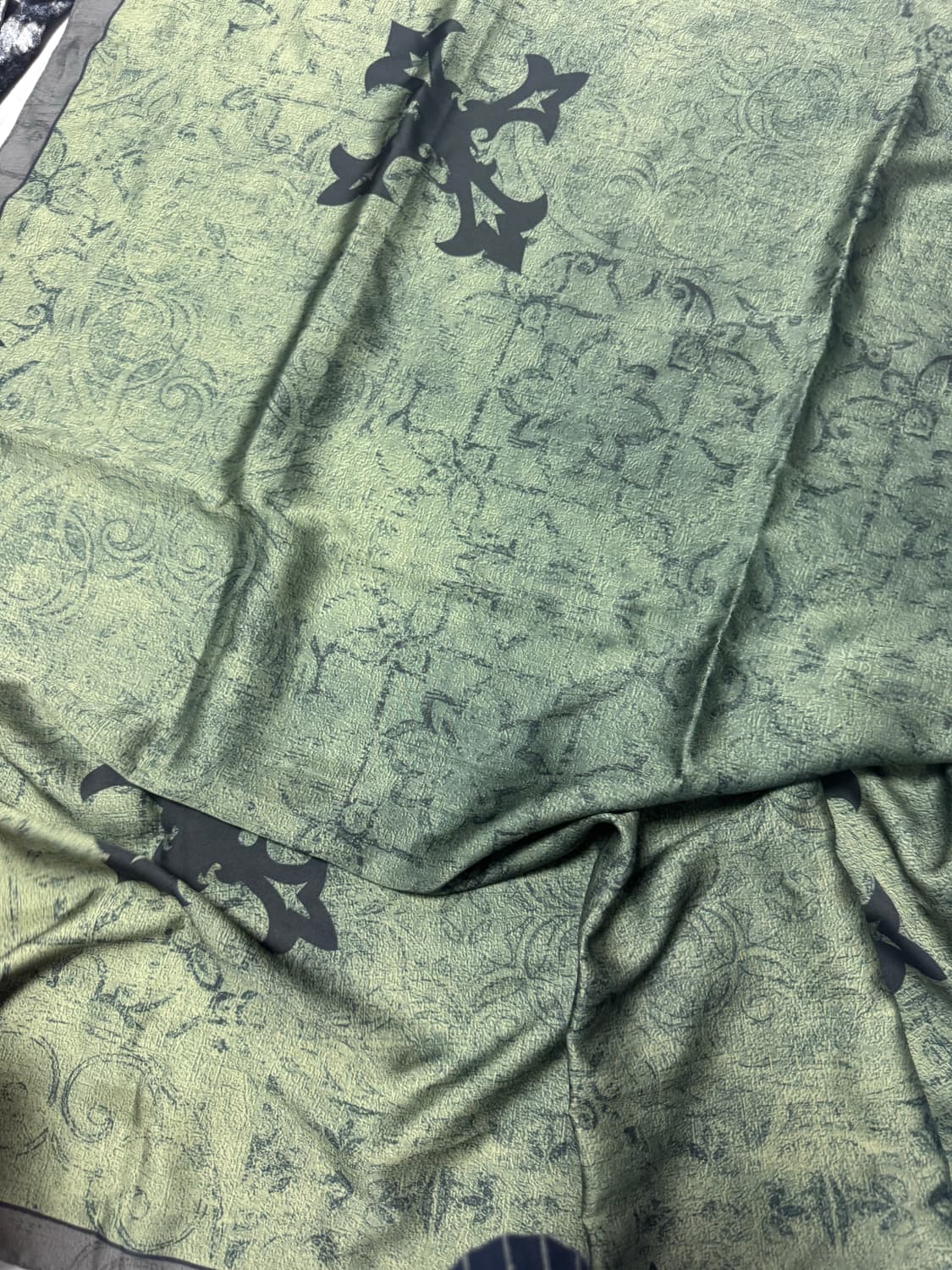 힐다 보헤미안 페이즐리 스카프 [카키] 상품이미지3