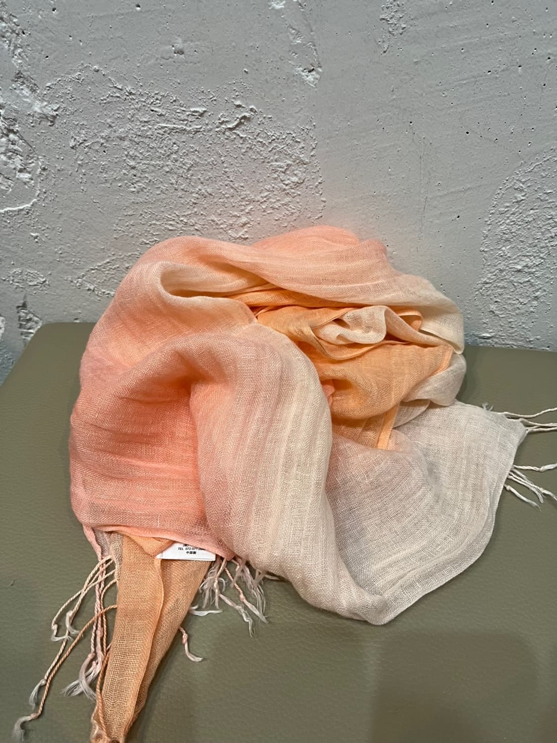 퓨어린넨 플리츠 스카프 상품이미지2