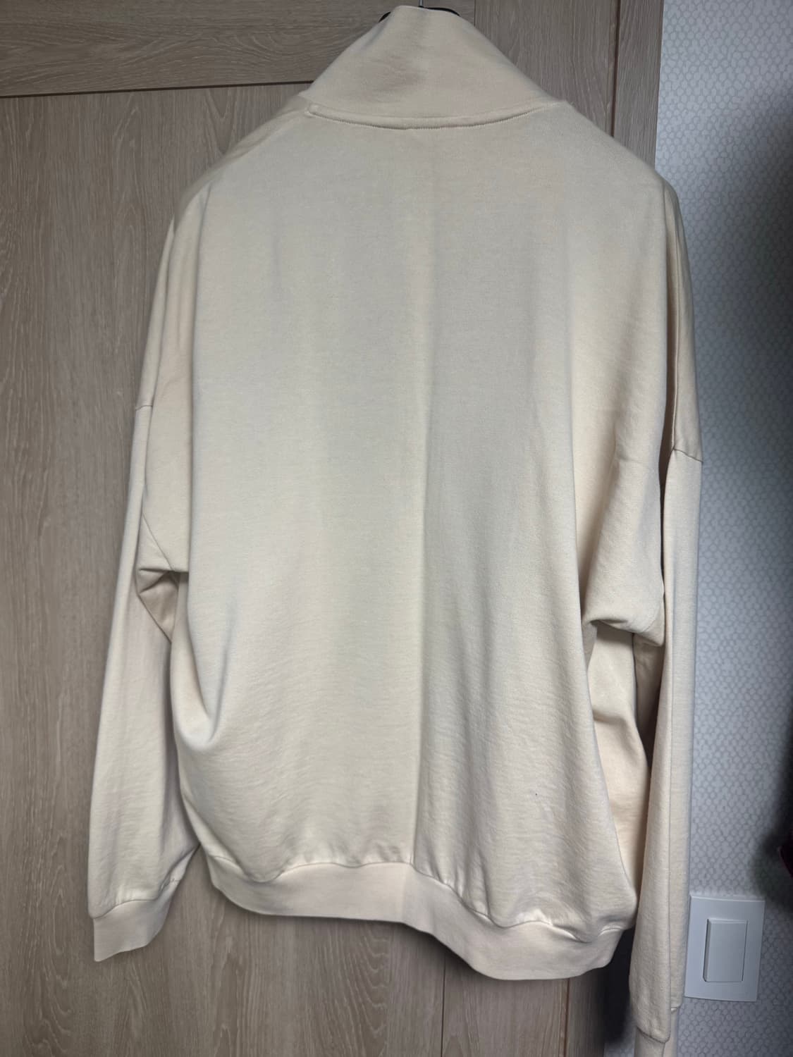 오라리 슈퍼 하이 게이지 스웻 집 블루종 베이지 size 5 상품이미지3