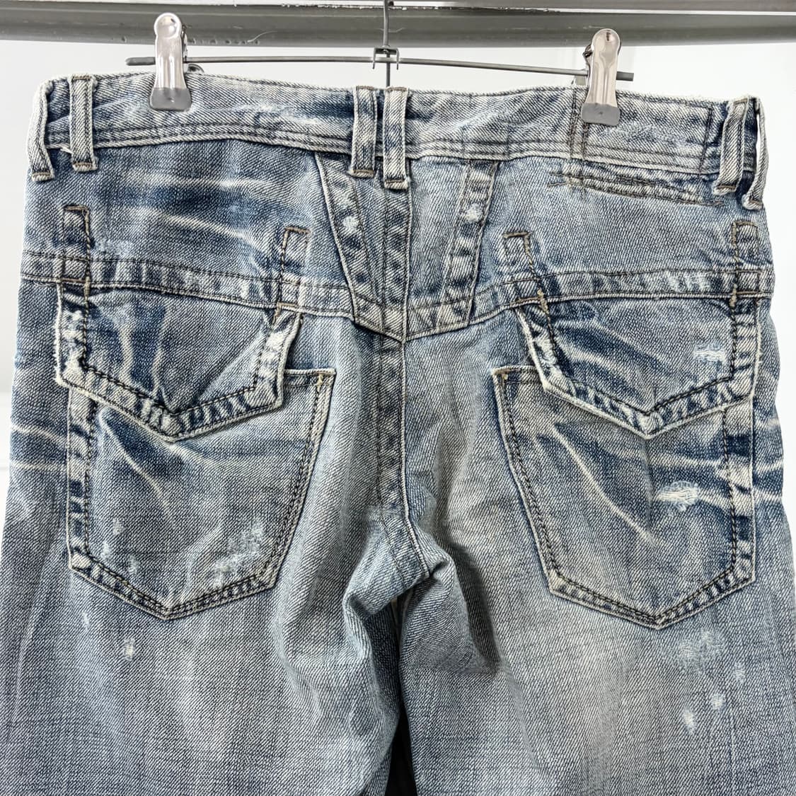 마리떼 프랑소와 저버 재팬 90s 레이어드 부츠컷 데님 팬츠 상품이미지7