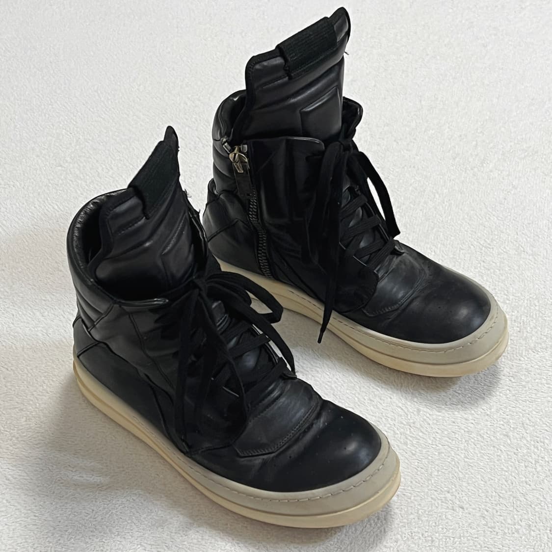 릭오웬스 13FW 지오바스켓 모노크롬 LPO 검검흰 상품이미지2