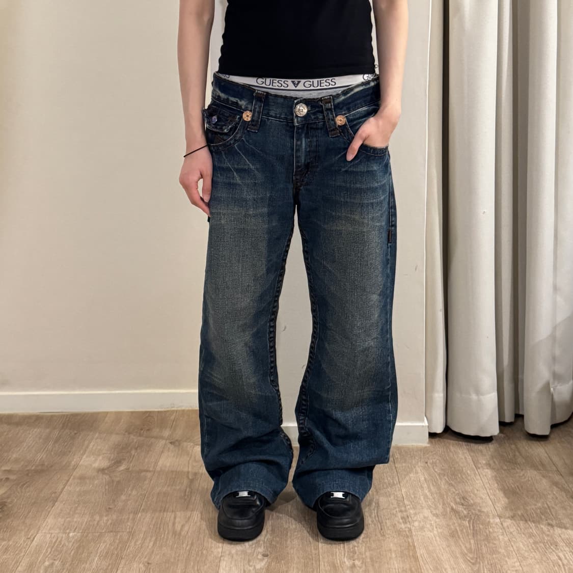 트루릴리젼 세미부츠컷 데님 팬츠 32 상품이미지3