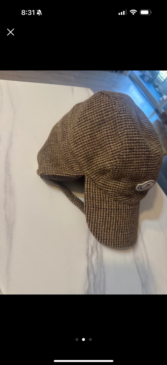 몽클레어귀닫이 캡모자 상품이미지2