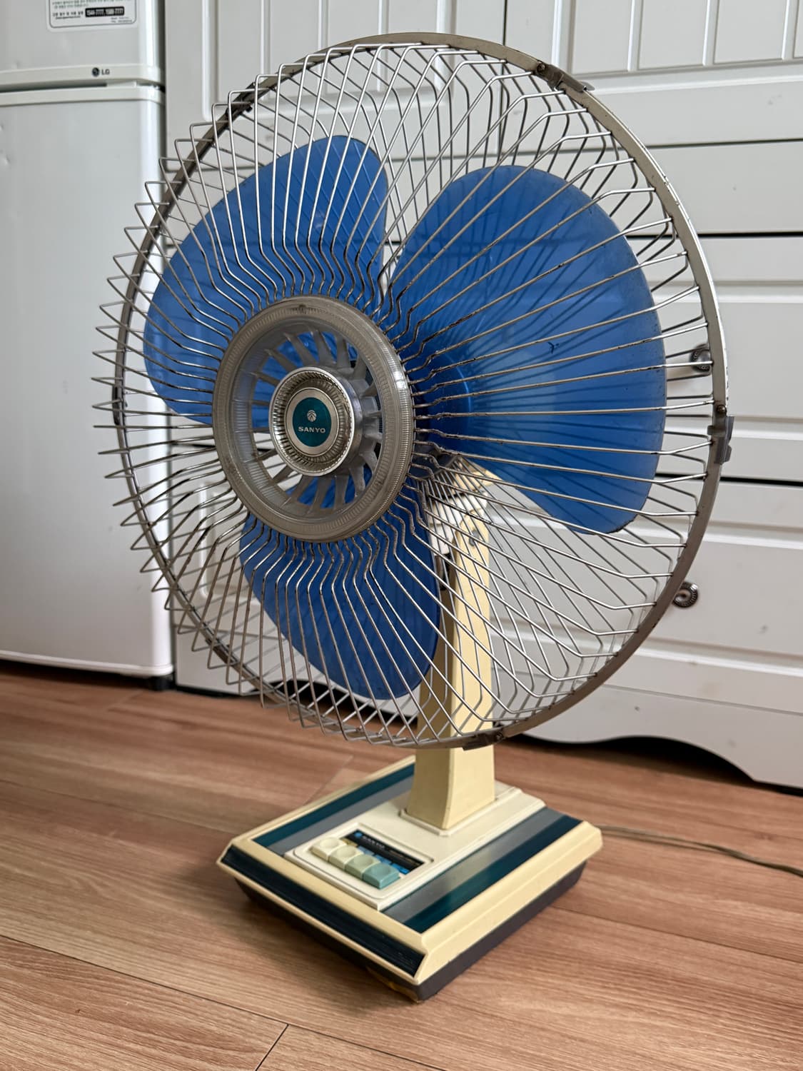 [클리닝 완료] Sanyo 산요 레트로 빈티지 선풍기 정상 작동품 2 상품이미지1