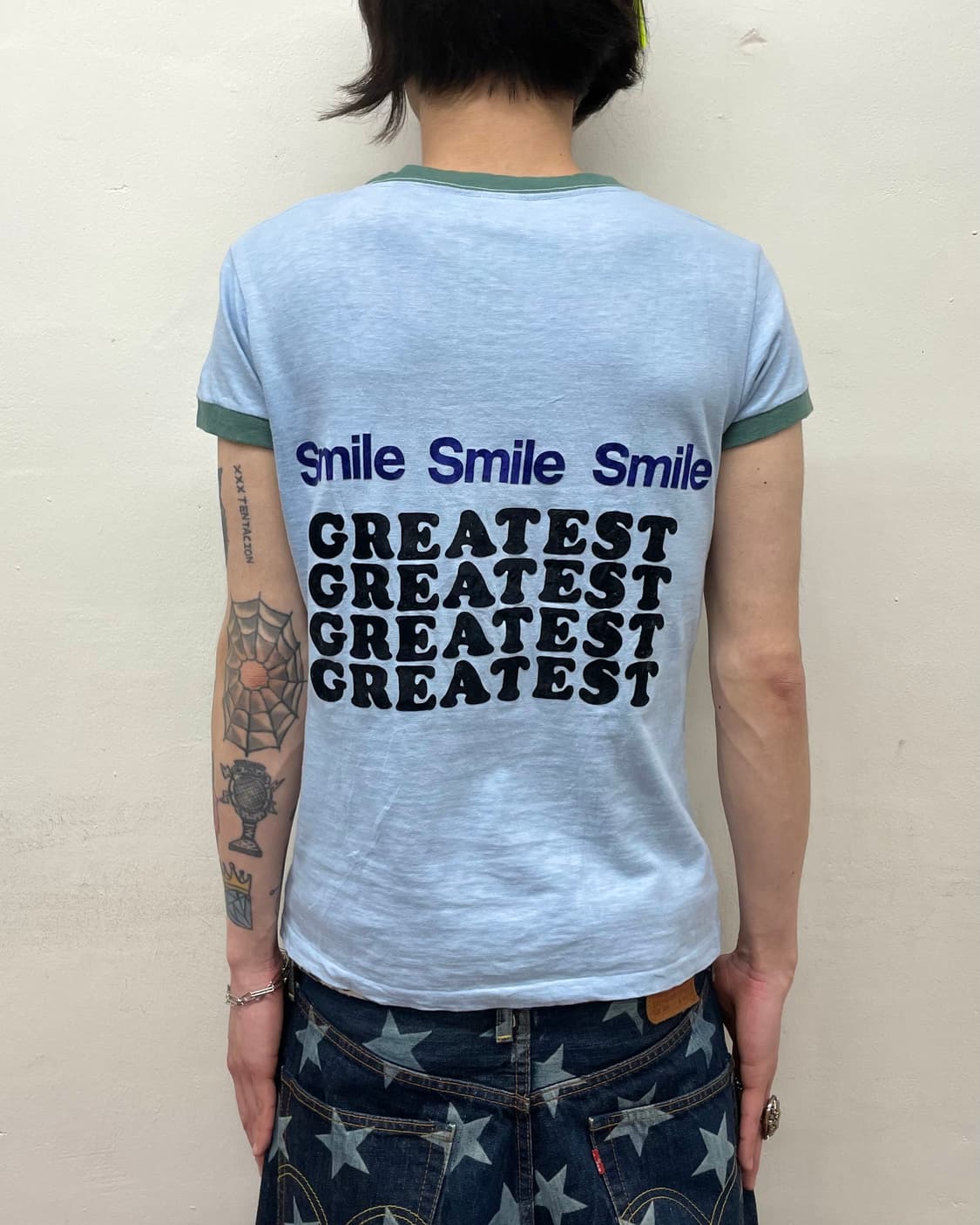 Vote 4 Smile 1! Blue T-shirt 상품이미지2