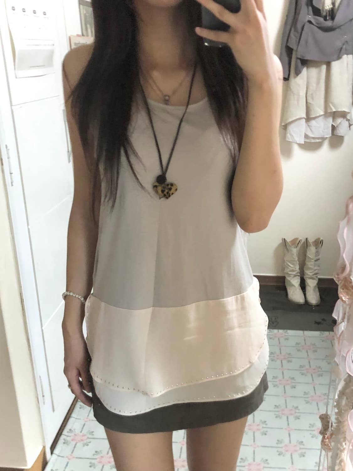 배색 나시 상품이미지2