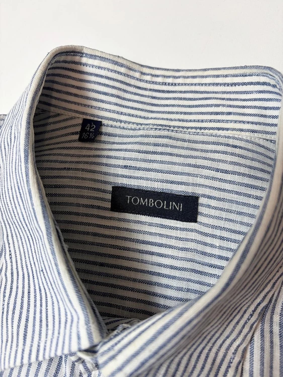 톰볼리니 Tombolini 이태리 린넨 스트라이프 셔츠 PN9266 상품이미지5