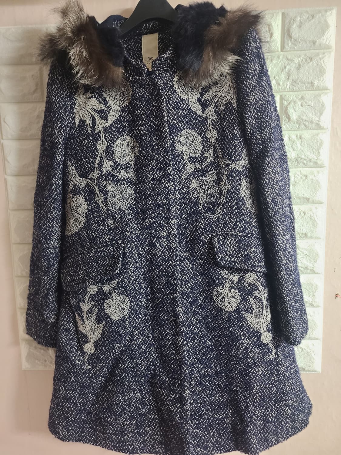 O'2nd 트위드 후드 코트(44) 상품이미지1