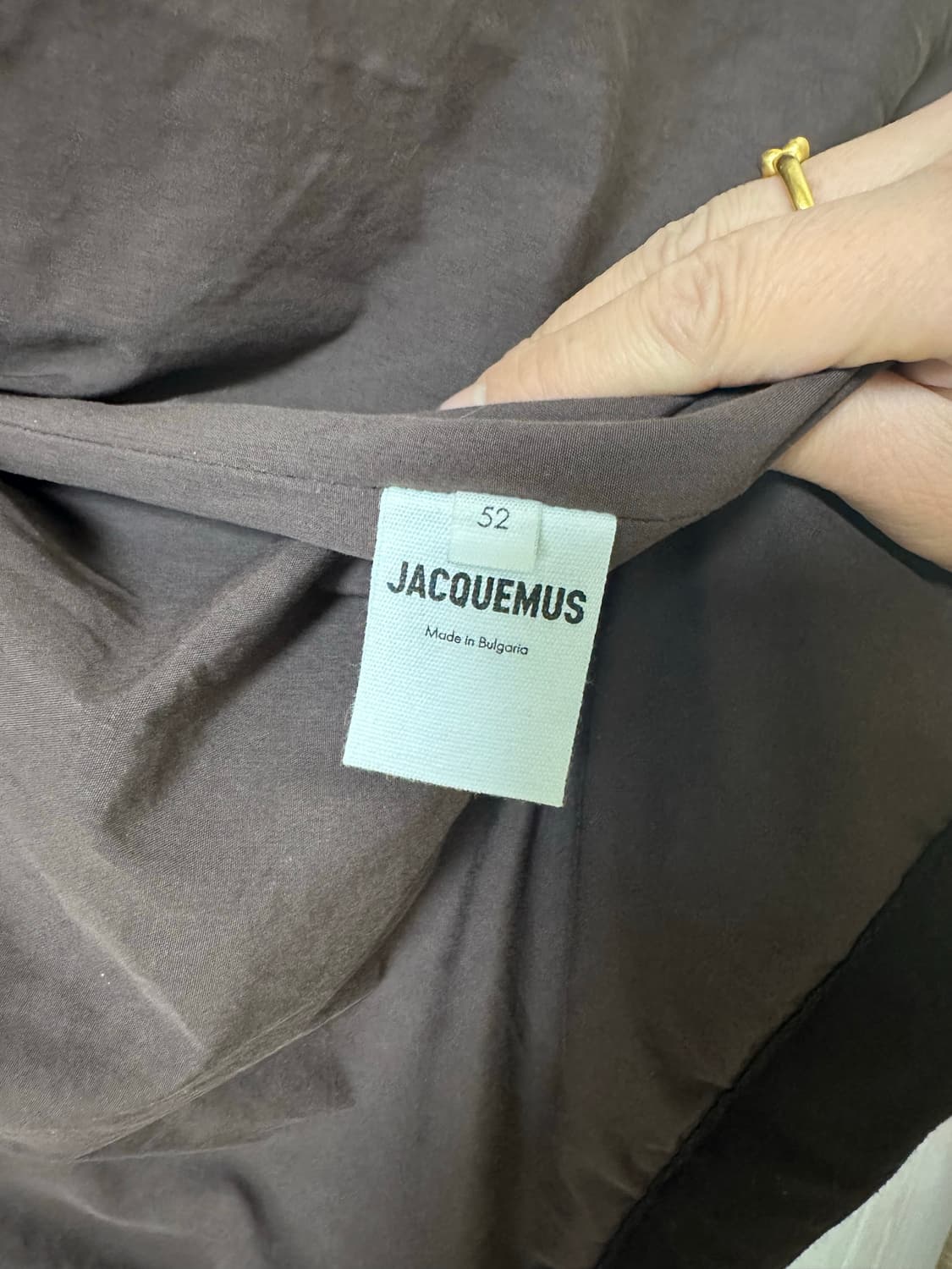 자크뮈스 패딩 조끼 브라운 52사이즈 상품이미지5