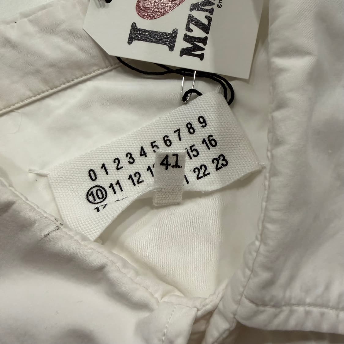 [41] 메종 마르지엘라 화이트 긴팔 셔츠 B307 상품이미지6