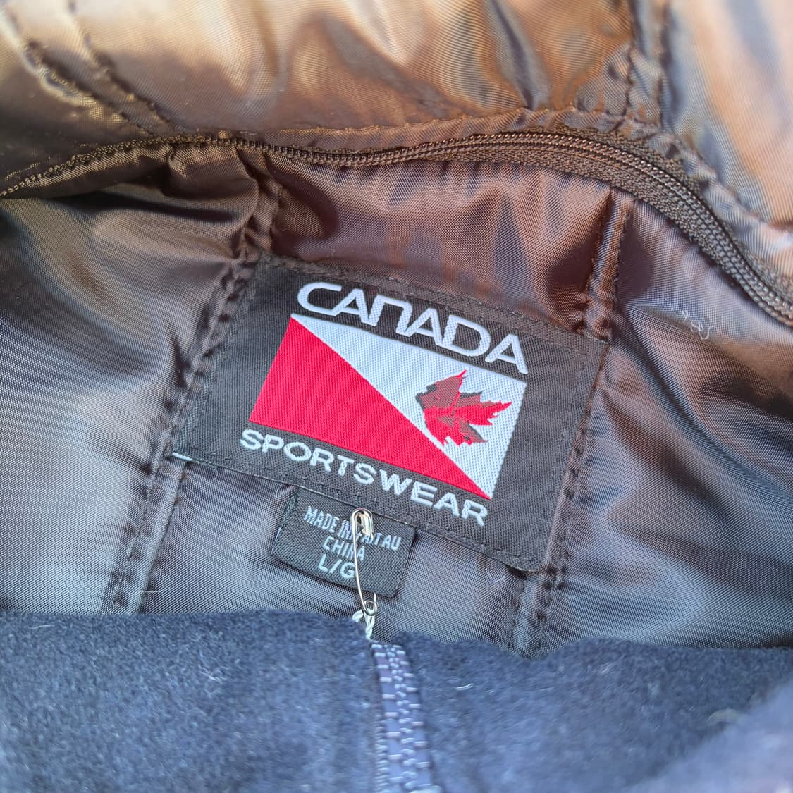 90s CANADA 빈티지 울 바시티 자켓 L 상품이미지6