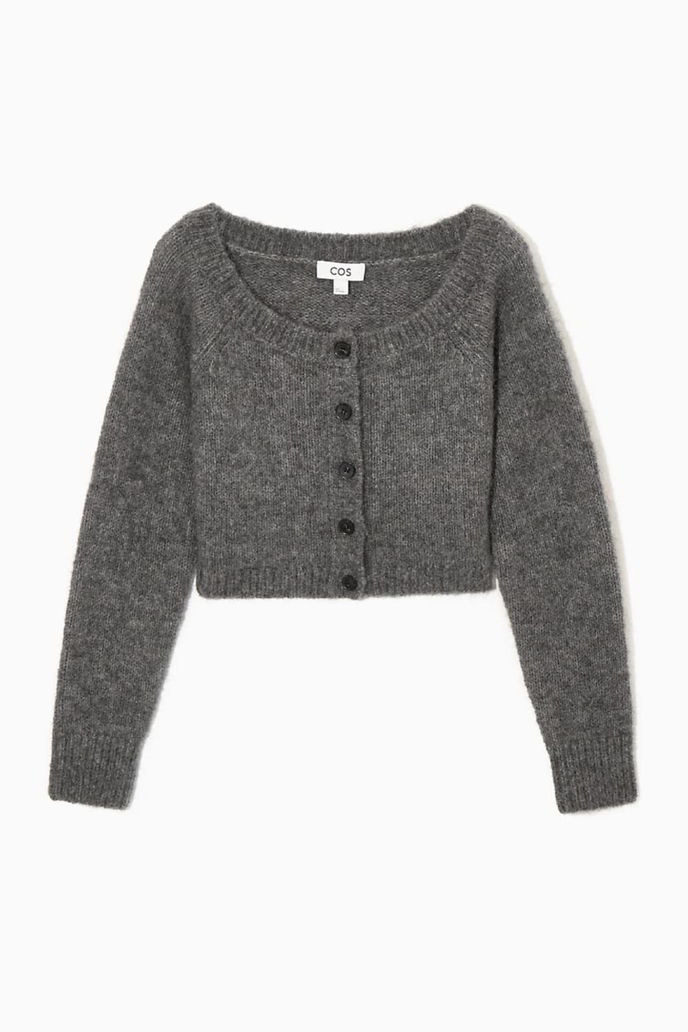 코스 오프숄더 크롭 가디건 상품이미지1