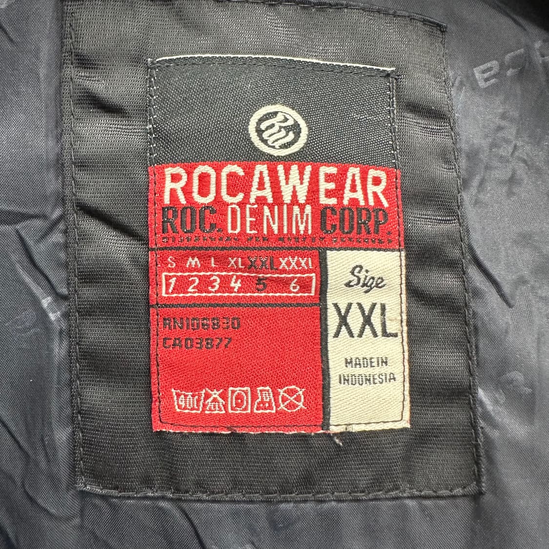 110 로카웨어 남자 오버핏 바시티 자켓 상품이미지4