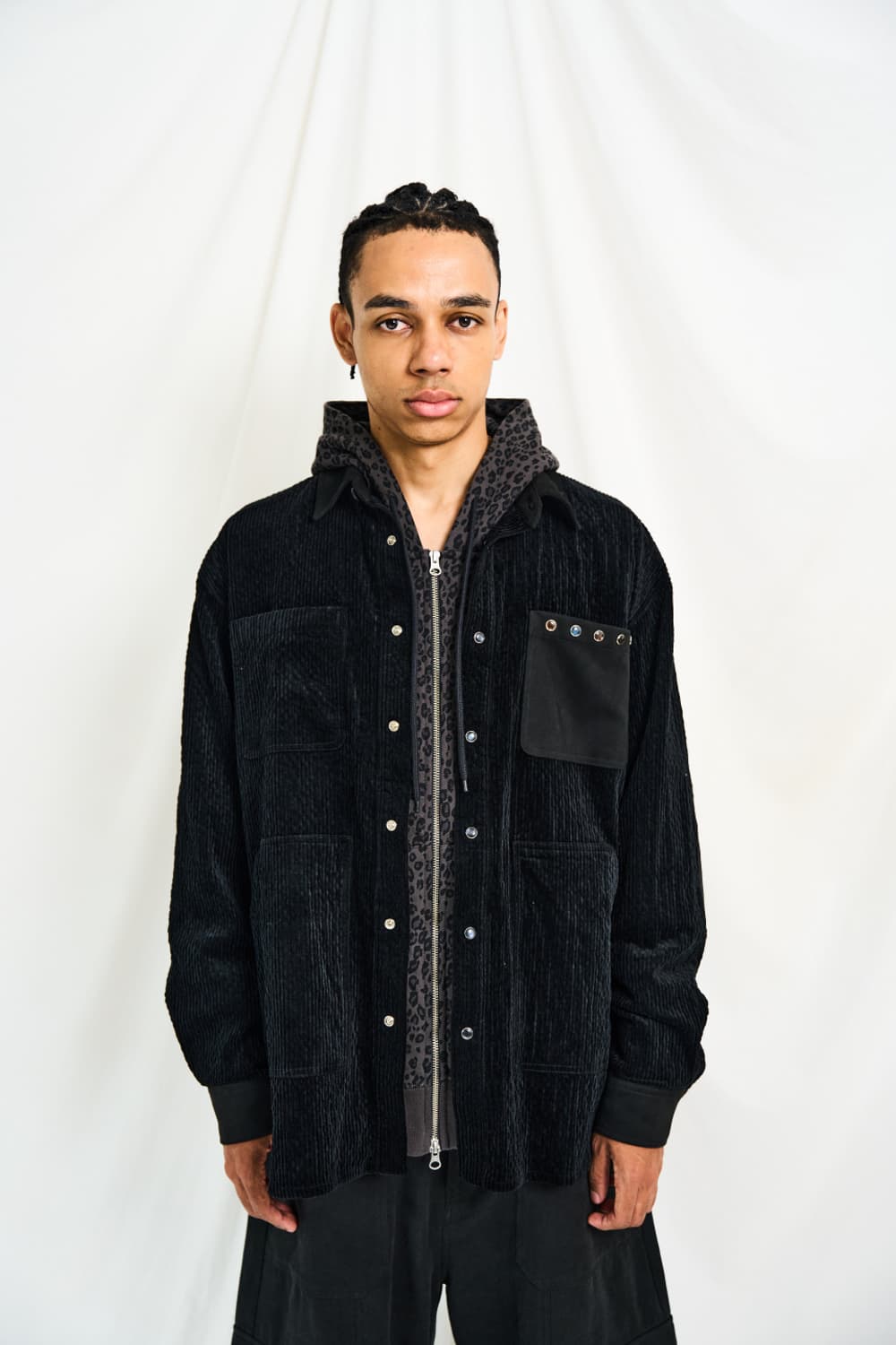 웨스켄 코듀로이 비즈 셔츠 자켓 상품이미지1