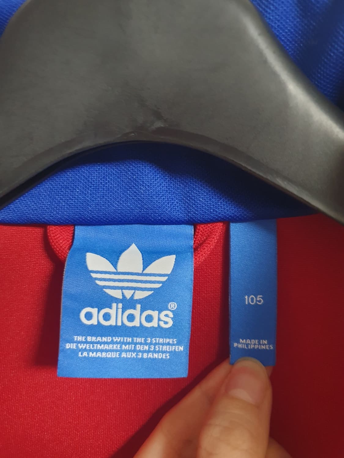 아디다스 져지 파이어버드 트랙탑 레드 블루 105 상품이미지7