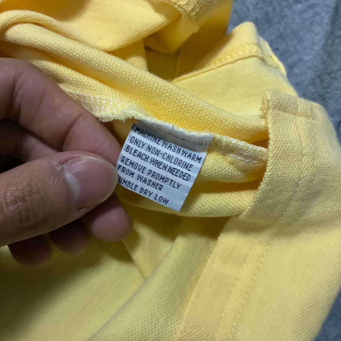 폴로 빅포니 옐로우 반팔 xl 상품이미지5