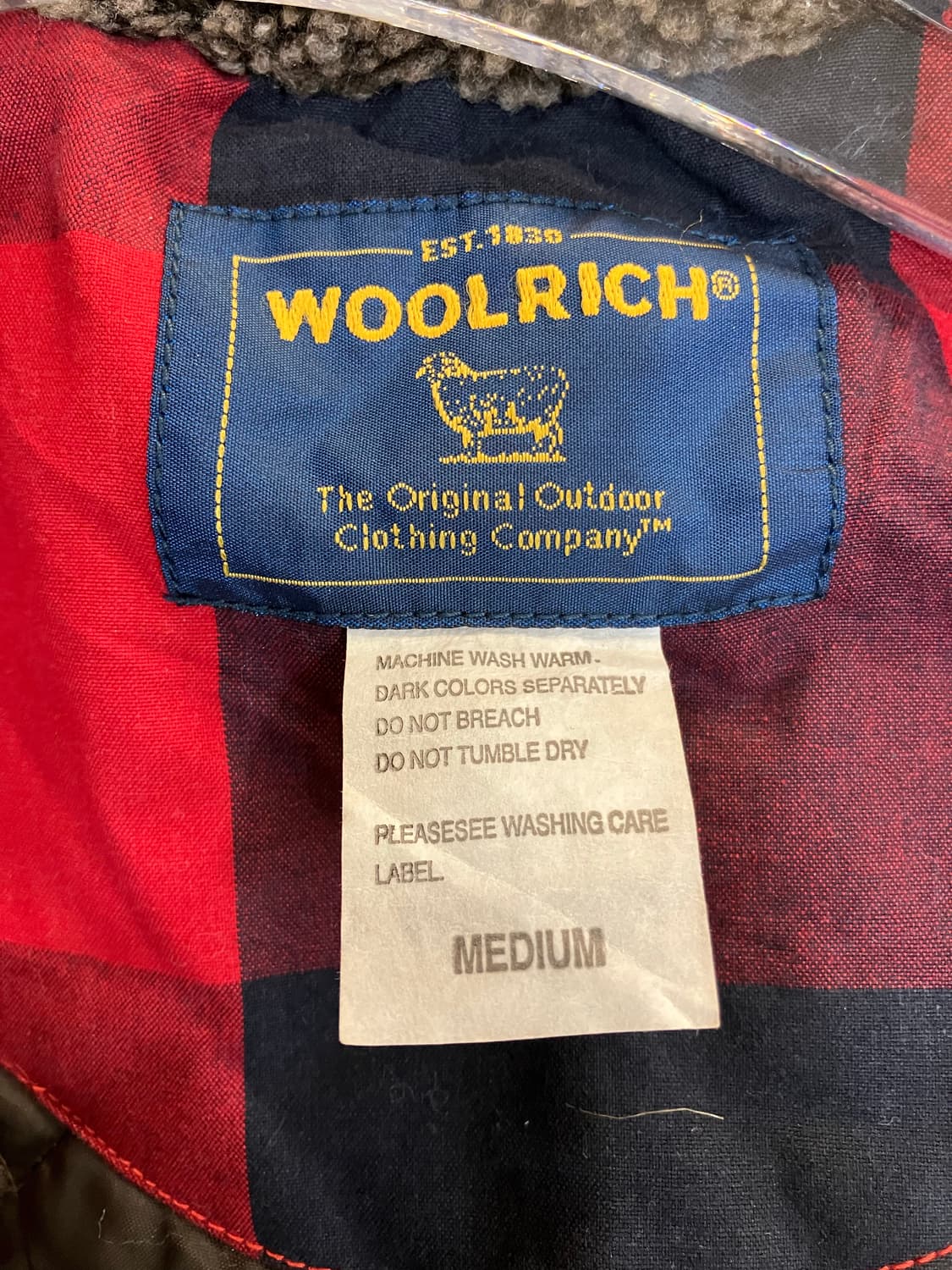 울리치 버팔로 체크 N3B 야상 파카 M 상품이미지3