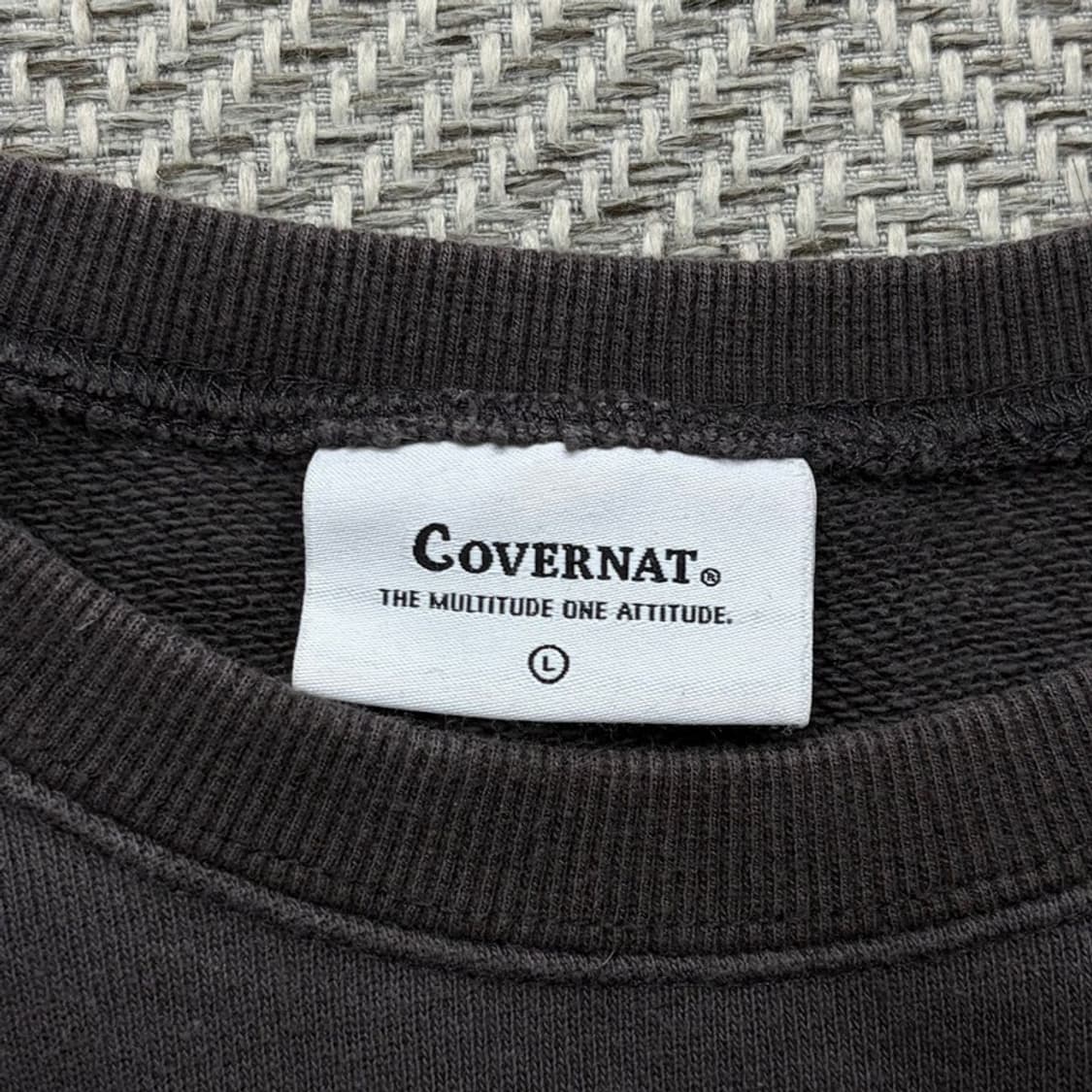 커버낫 베이직 로고 맨투맨 v2337 상품이미지7