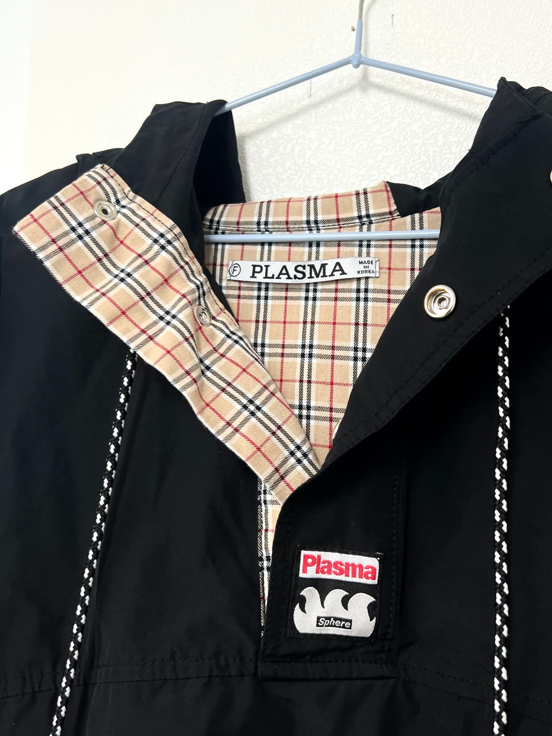 Plasma Sphere Checkered Anorak 체크 아노락 상품이미지2