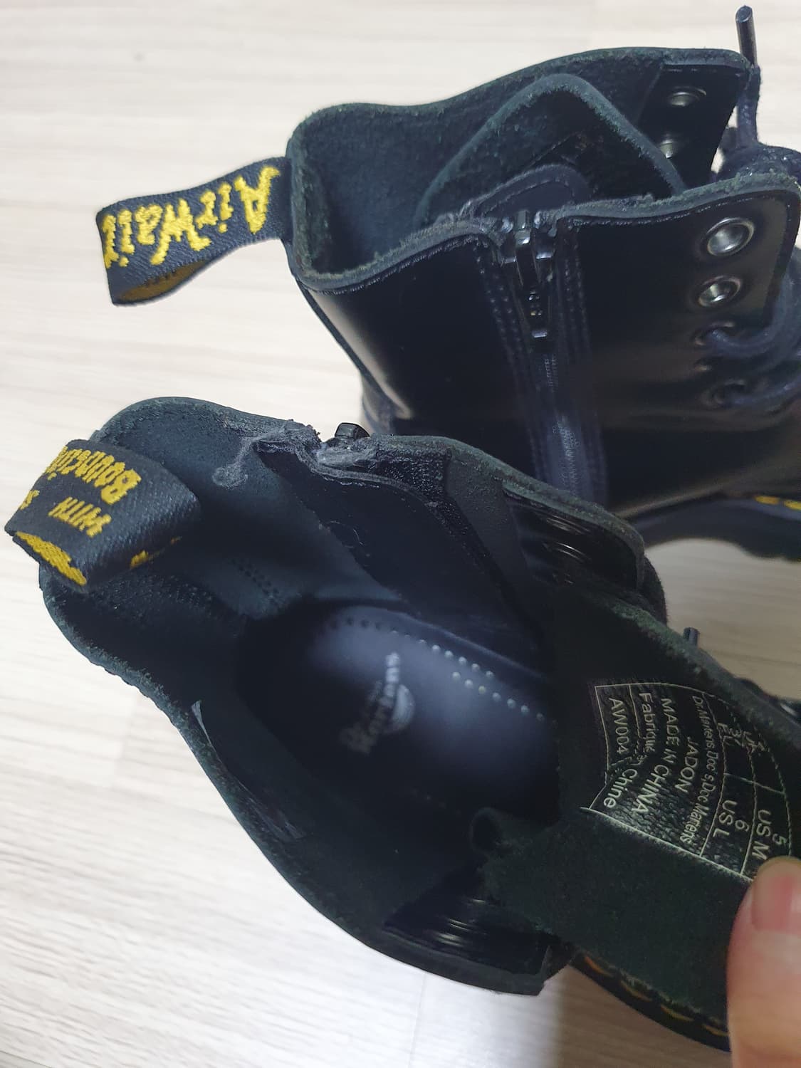 닥터마틴 제이든 블랙 플랫폼 부츠 230 상품이미지9