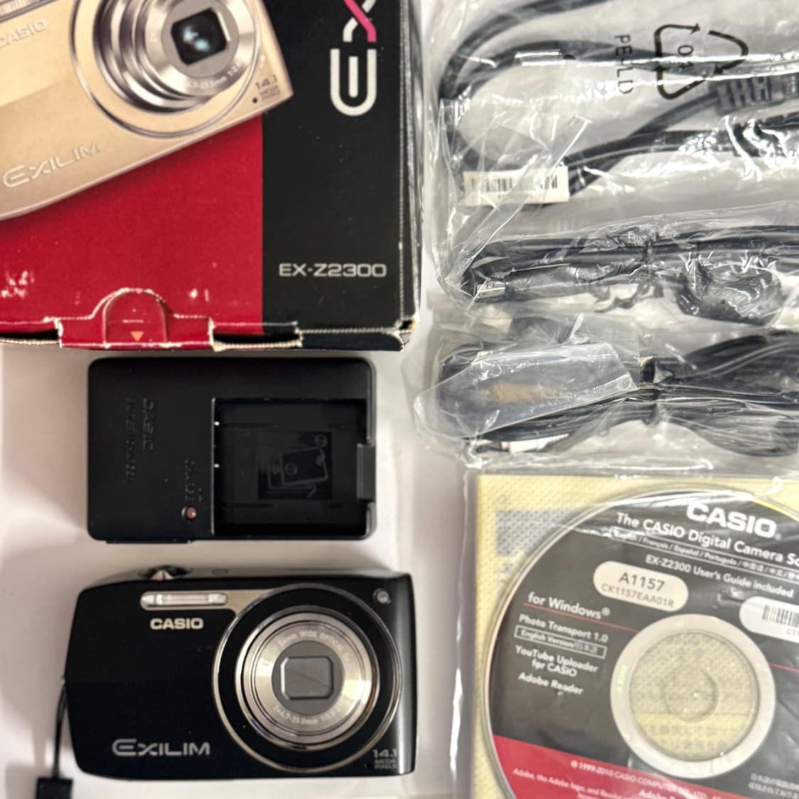 풀박스💖카시오 엑슬림 ex-z2300 아일릿 모카 빈티지 디카 상품이미지4