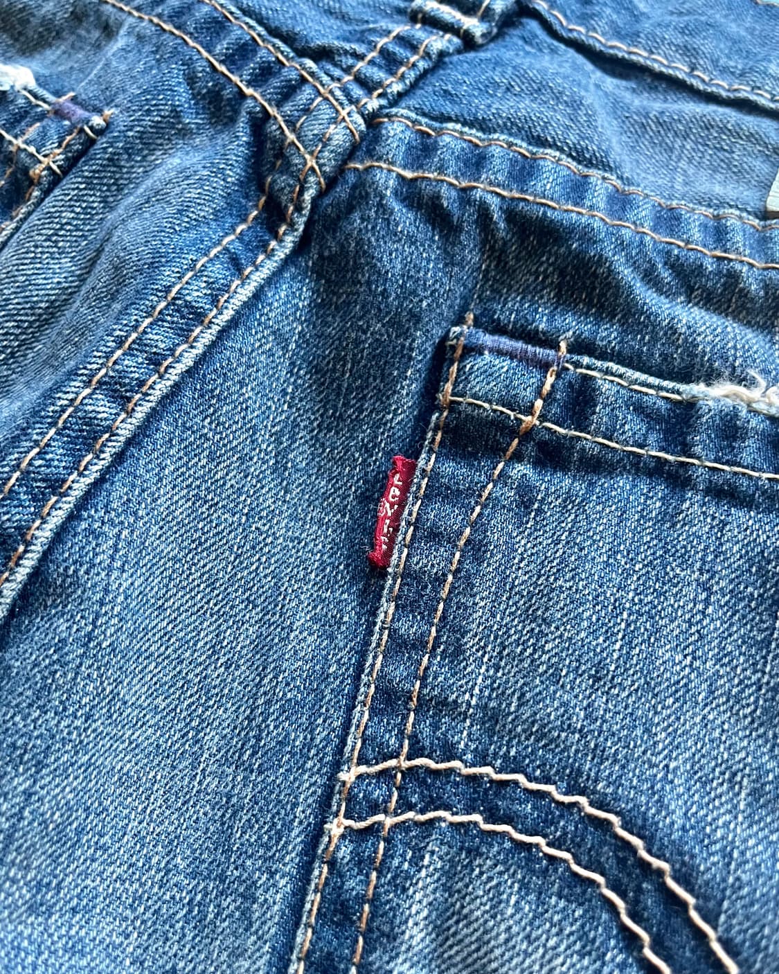 2000‘s Levi's Japan OS502 Repair Jeans 상품이미지10
