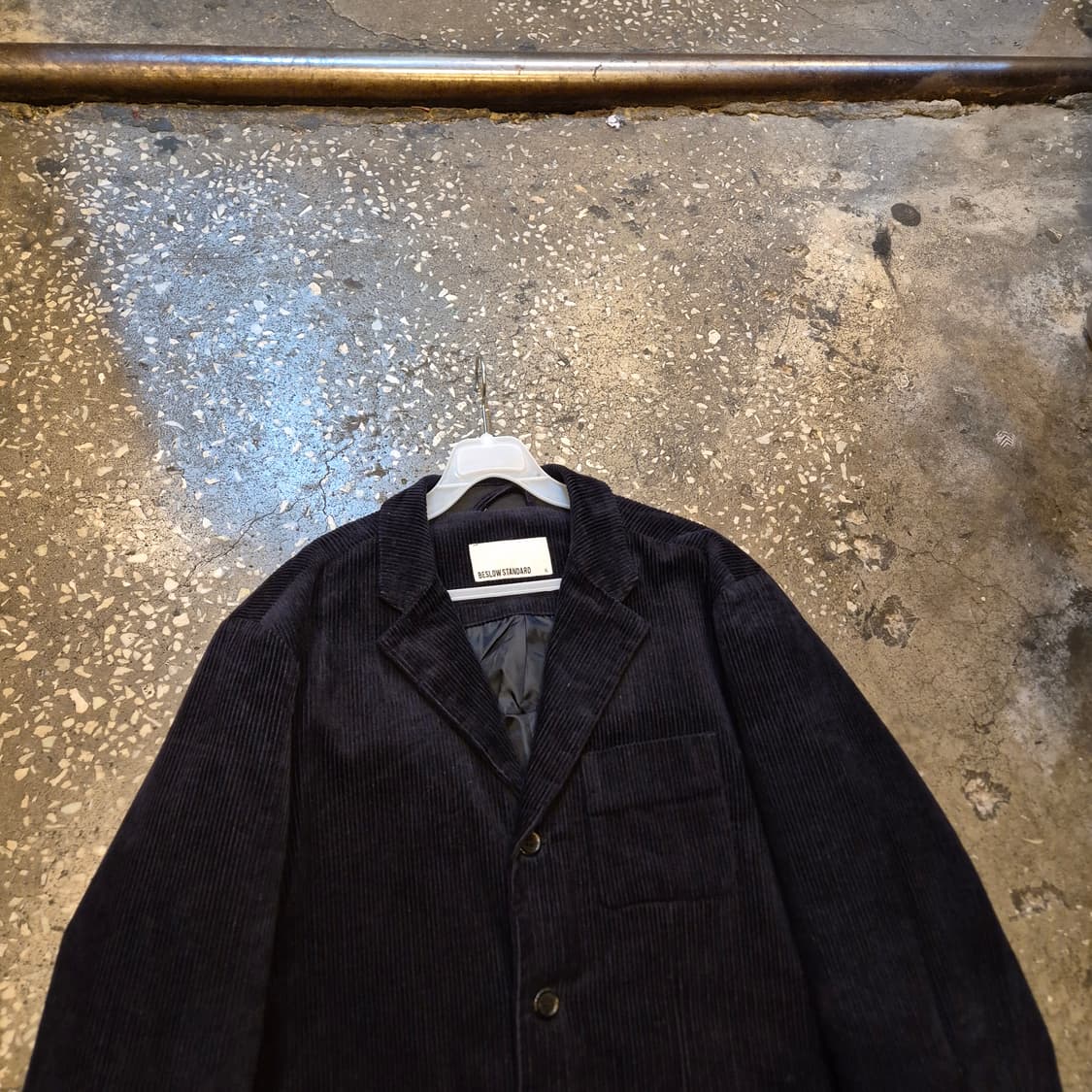 XL(착샷잇음) 네이비 클레식핏 코듀로이 블레이져  상품이미지6