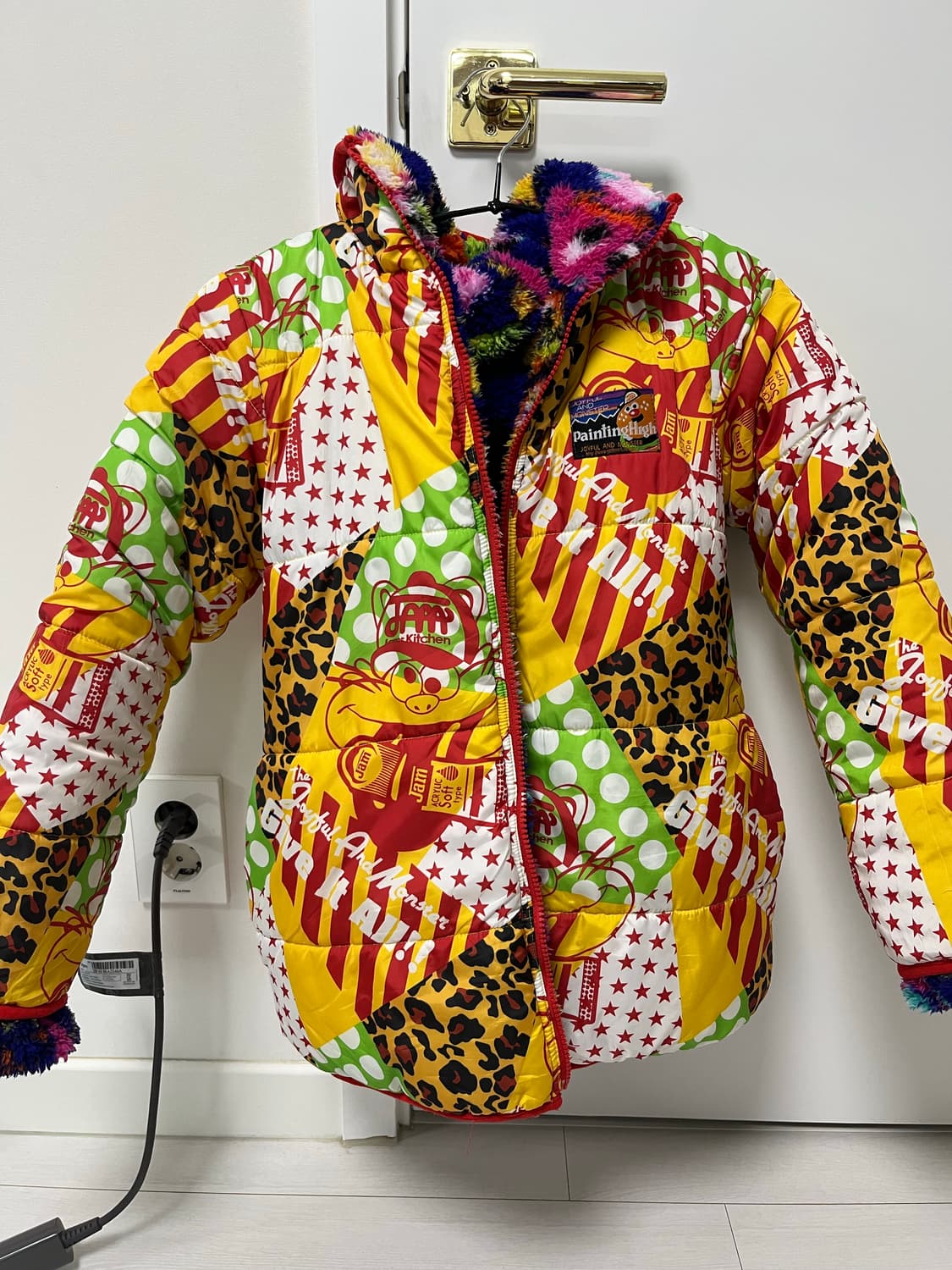 JAM 리버시블 후리스 숏패딩 상품이미지2