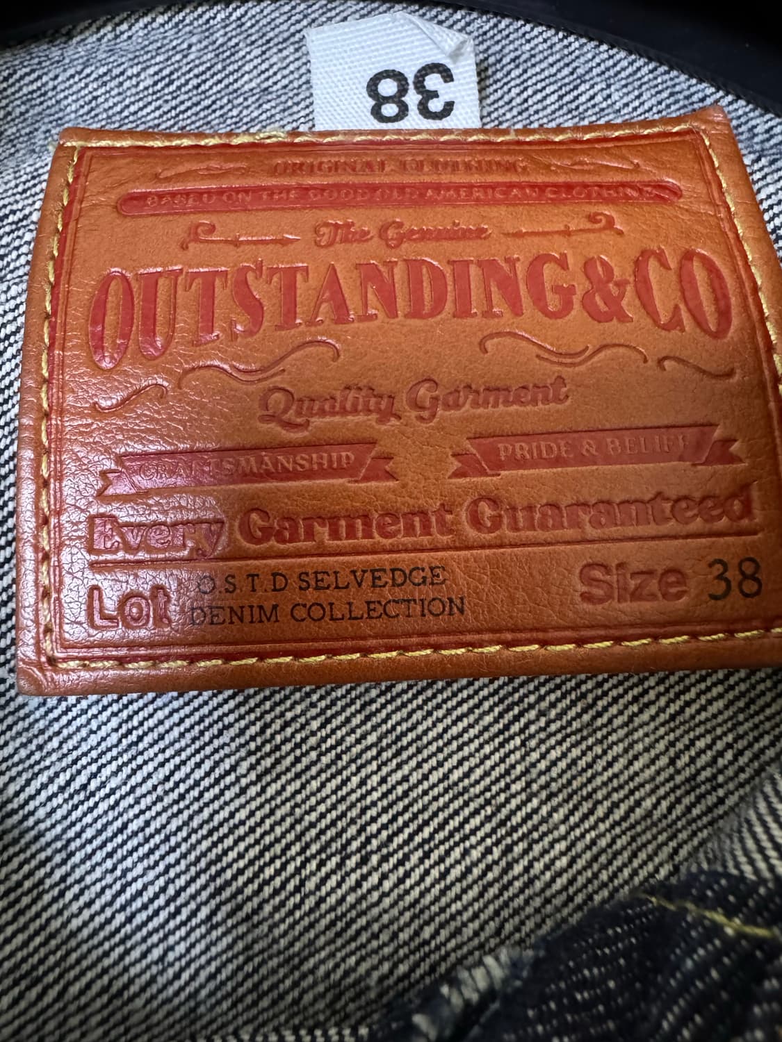 아웃스탠딩 1세대 데님 셋업 (자켓+바지) 상품이미지2