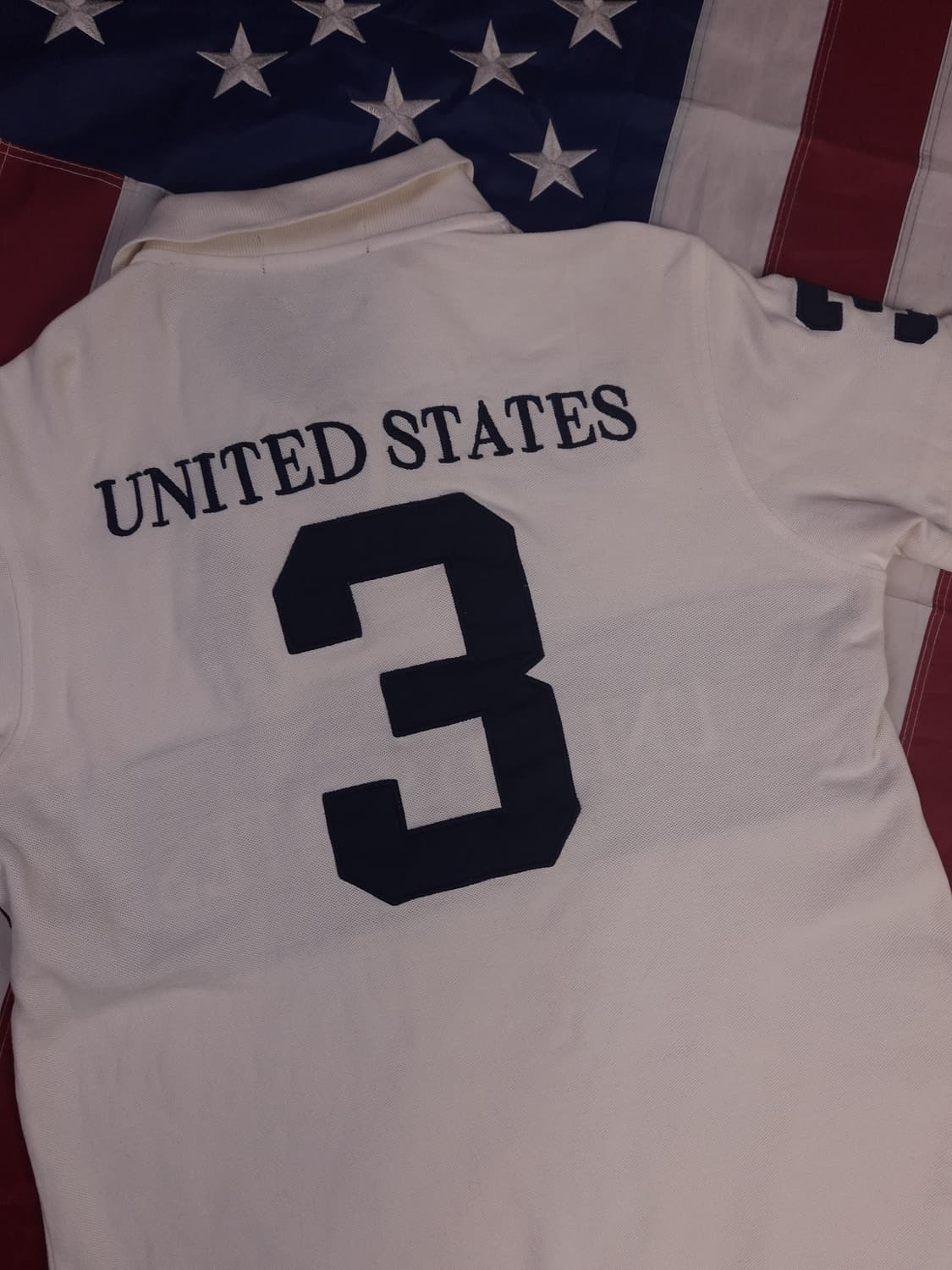 오리지날 폴로 랄프로렌 USA 성조기 빅포니 카라티 상품이미지6