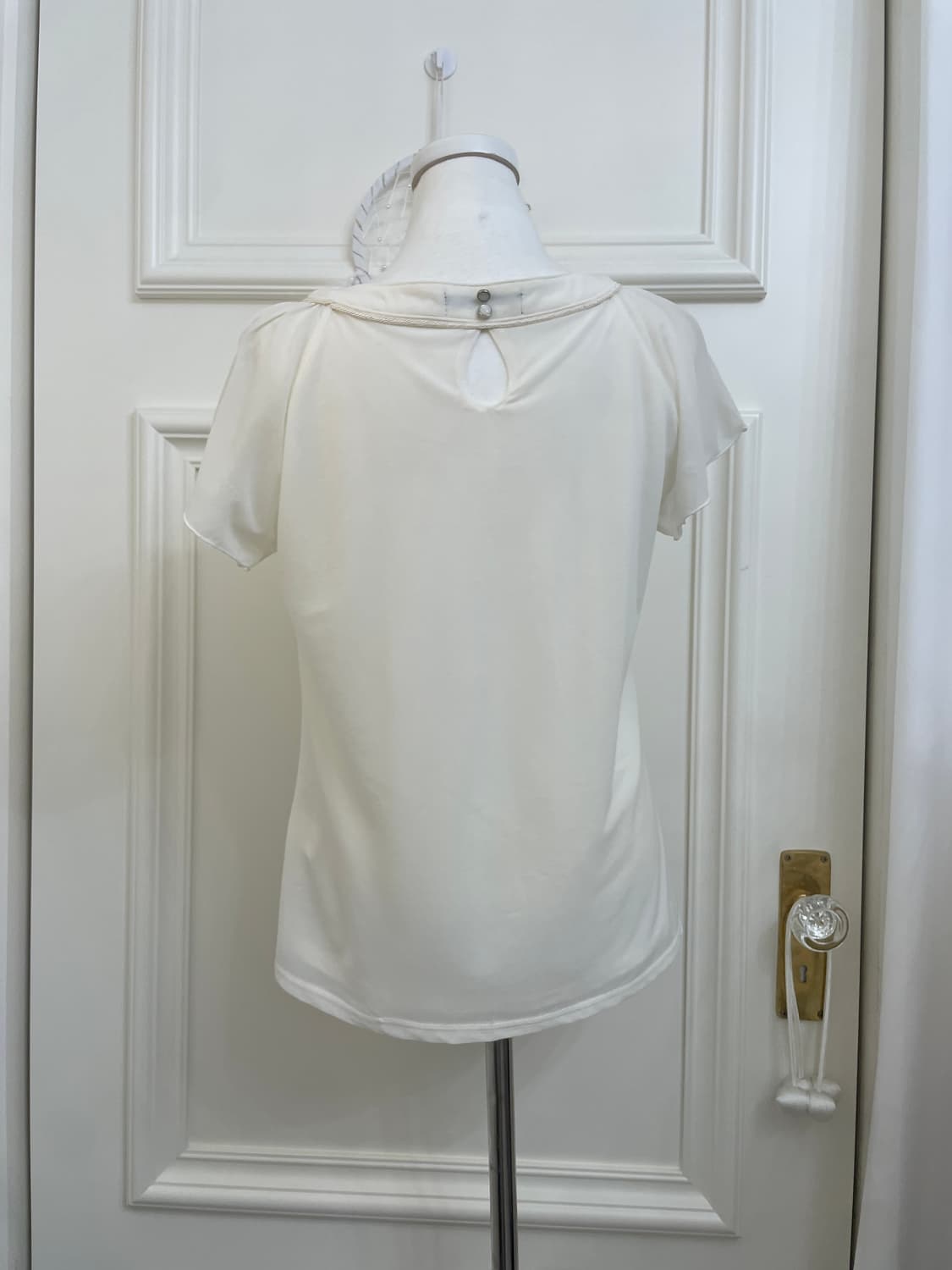 ivory pleats reglan chiffon blouse 상품이미지3
